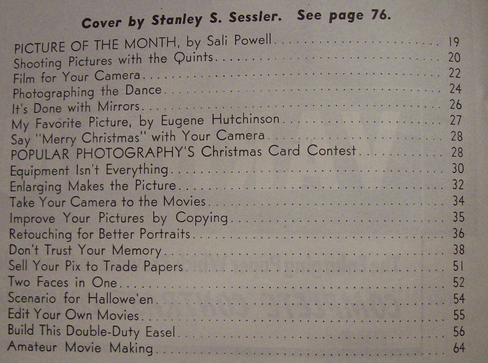 Popular Photography Magazine - November 1940