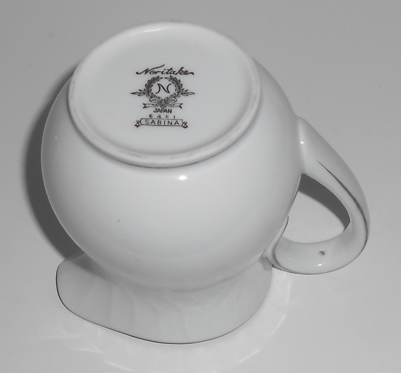 Noritake China Porcelain Platinum Sabina Creamer