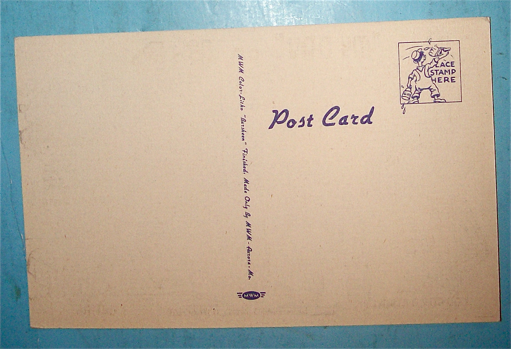 My Day On K. P. Postcard