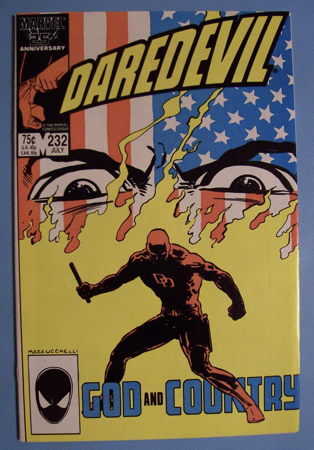 Daredevil Comics - July 1986 - God And Country