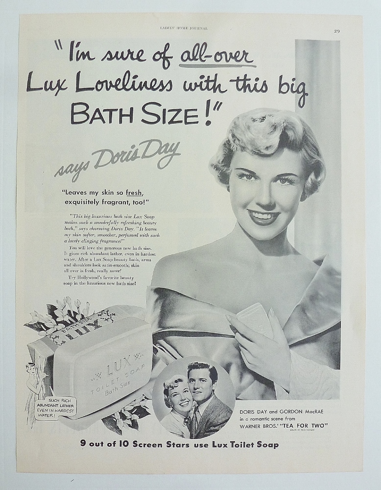 1950 Lux Soap With Doris Day