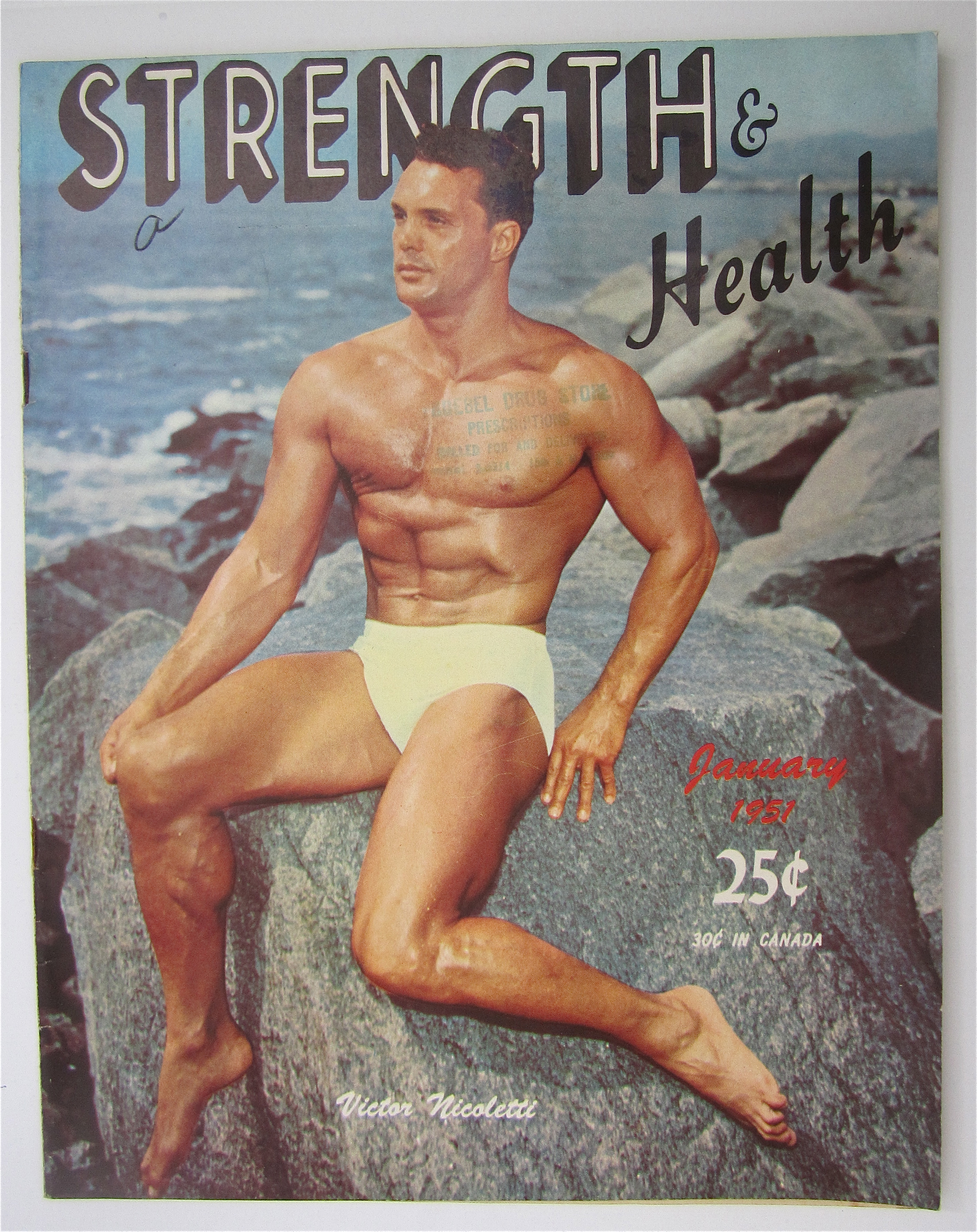 Strength & Health Magazine January 1951 V Nicoletti