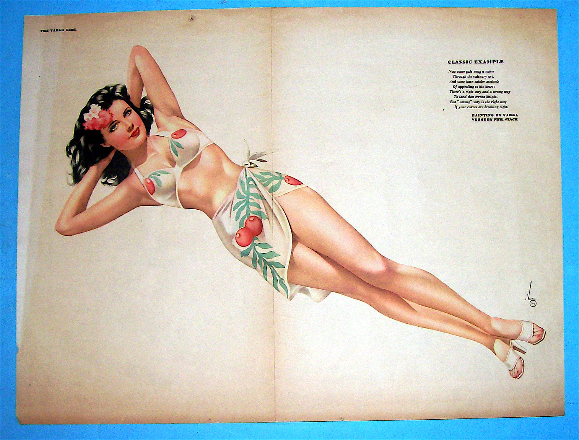 Esquire Girl Pin-Up July 1945 Classic Example