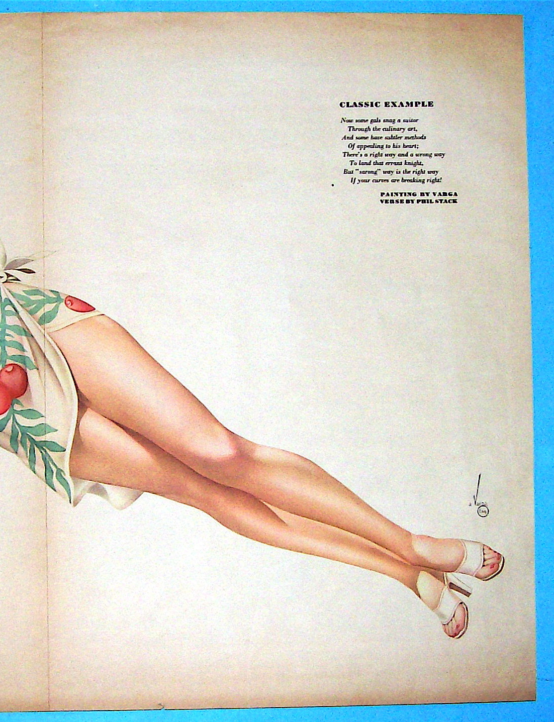 Esquire Girl Pin-Up July 1945 Classic Example
