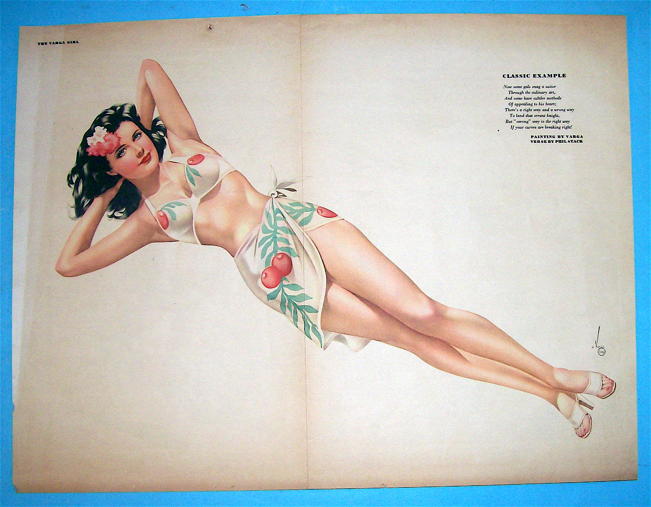 Esquire Girl Pin-Up July 1945 Classic Example