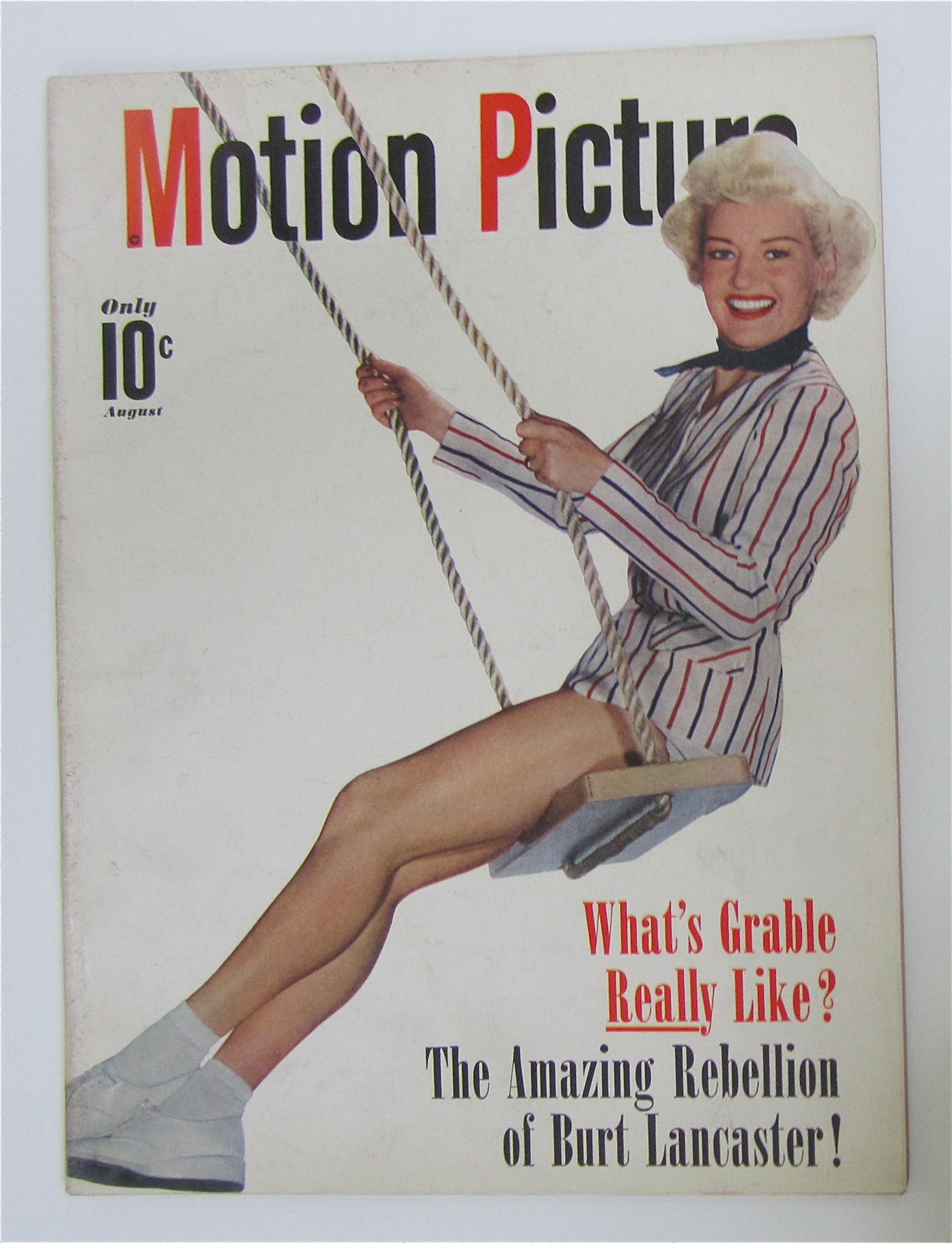 Motion Picture Magazine August 1950 Betty Grable