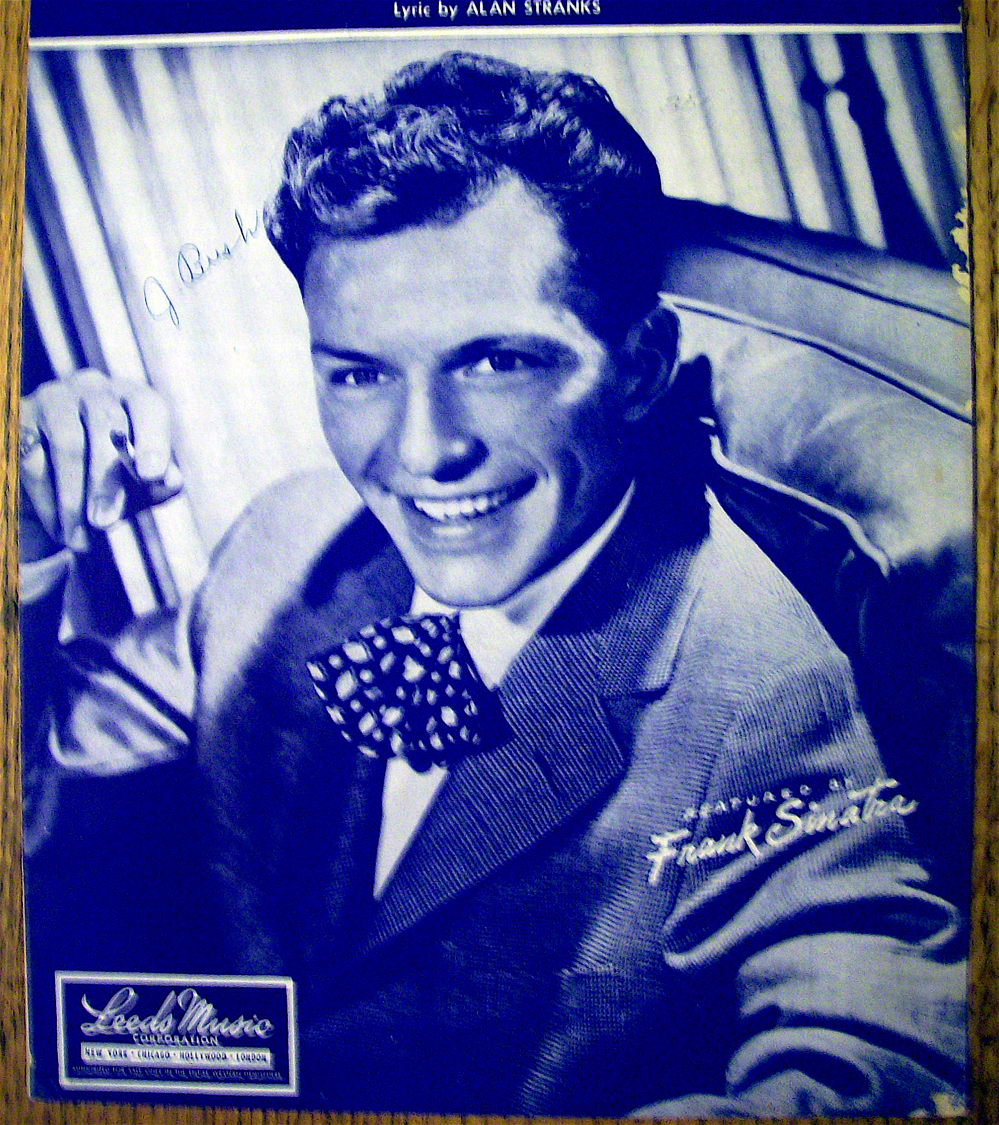 1948 No Orchids For My Lady Frank Sinatra Cover
