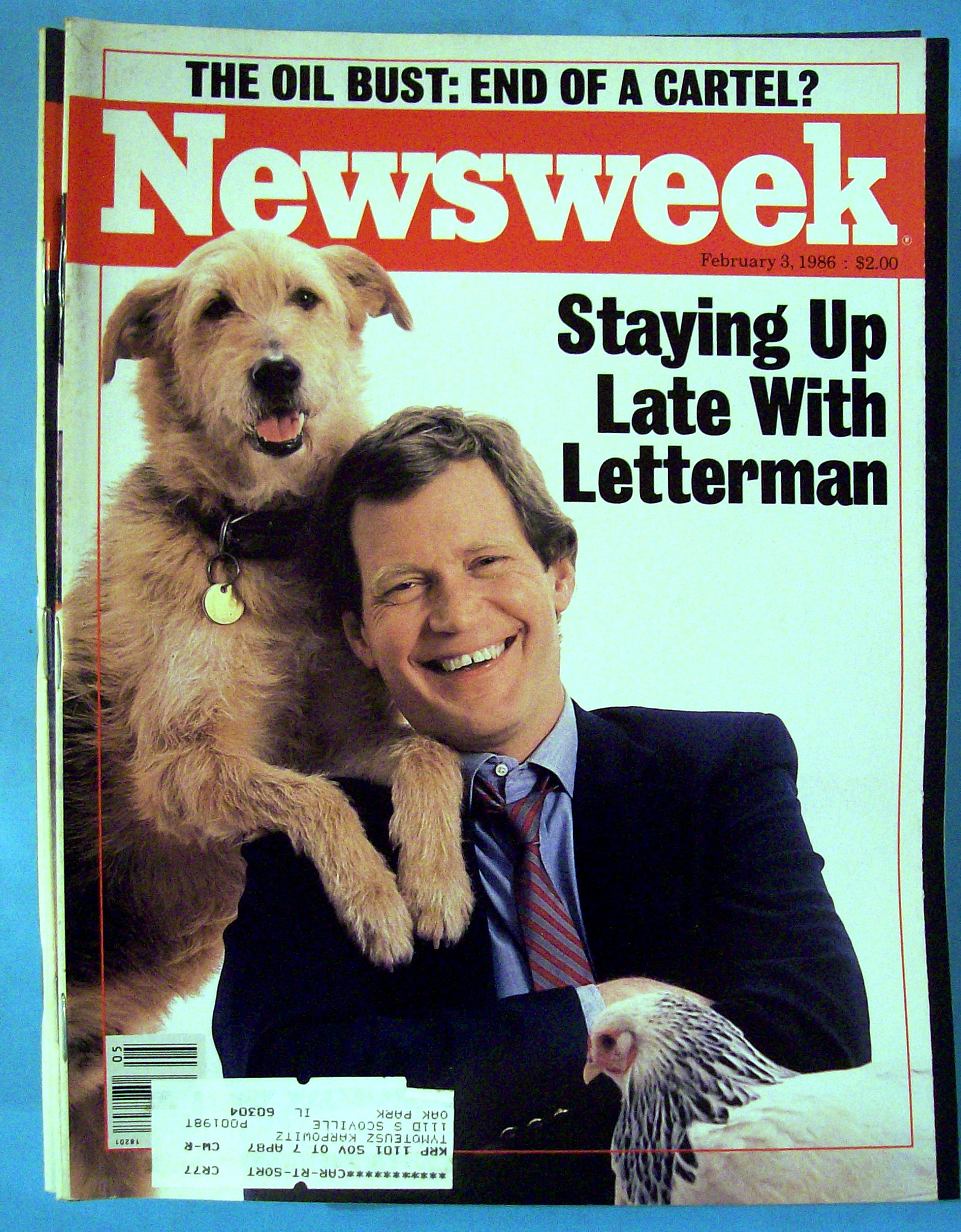 Newsweek Magazine - February 3, 1986 - David Letterman