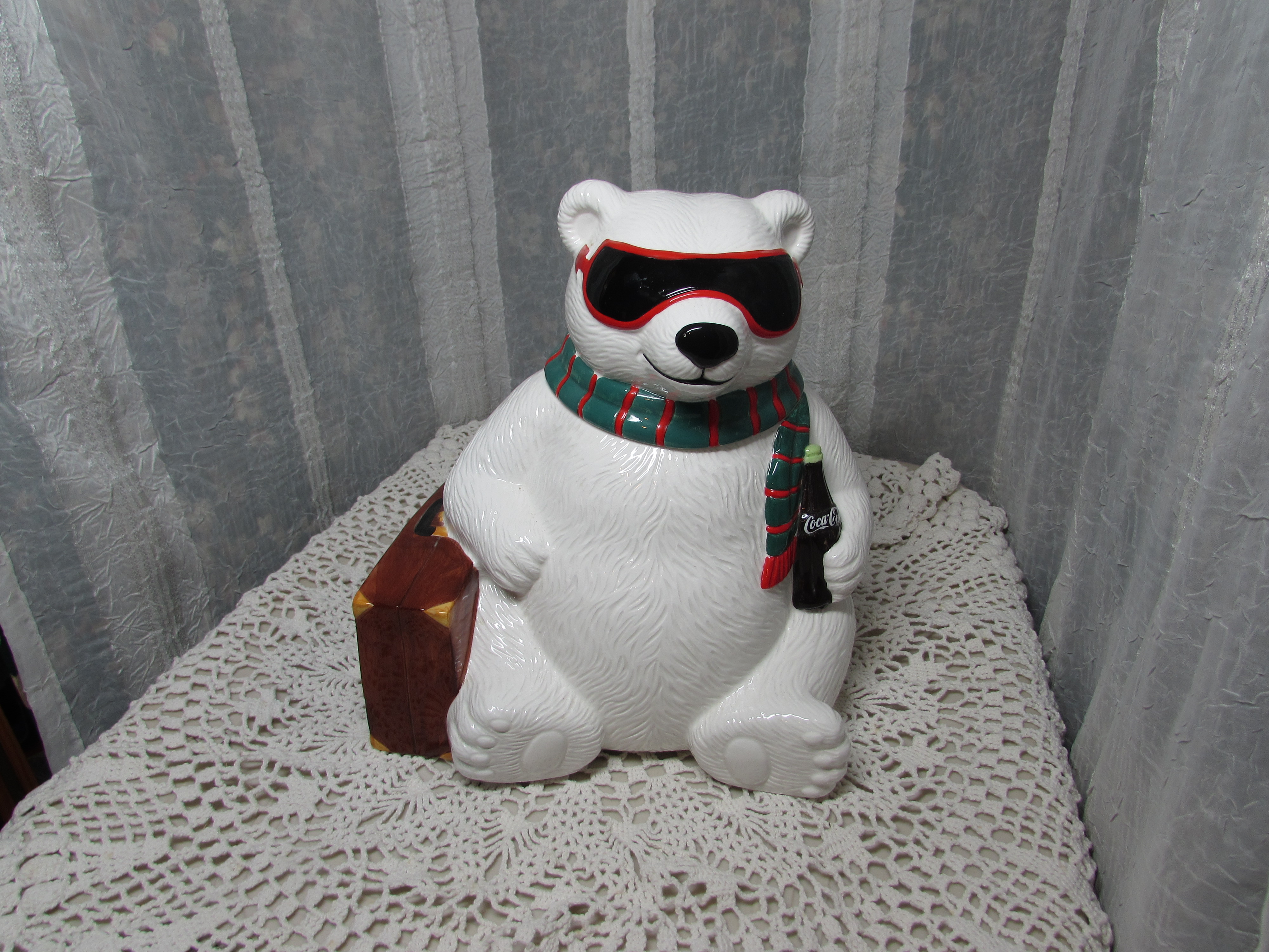 Coca Cola Hollywood Polar Bear Cookie jar