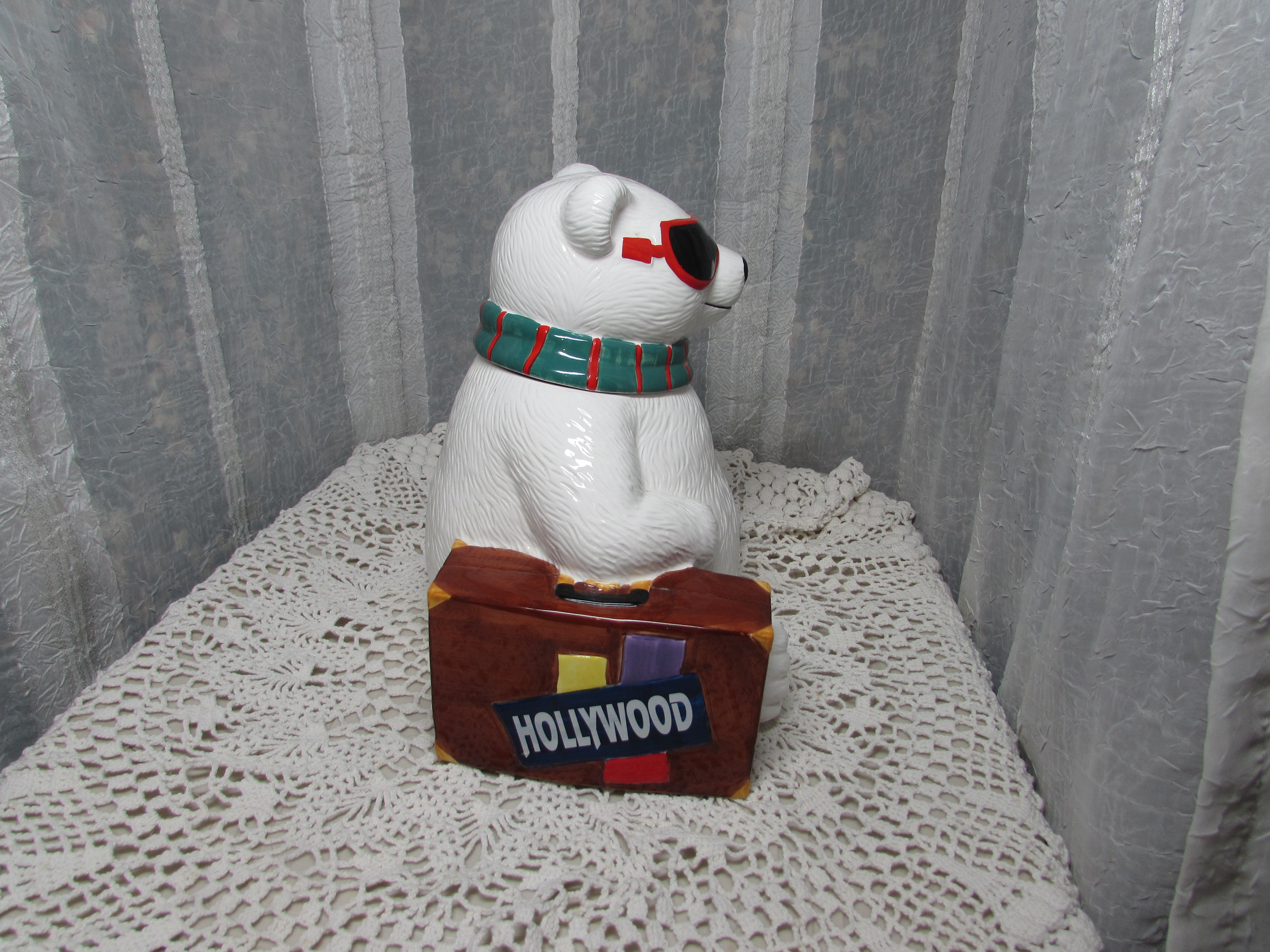 Coca Cola Hollywood Polar Bear Cookie jar