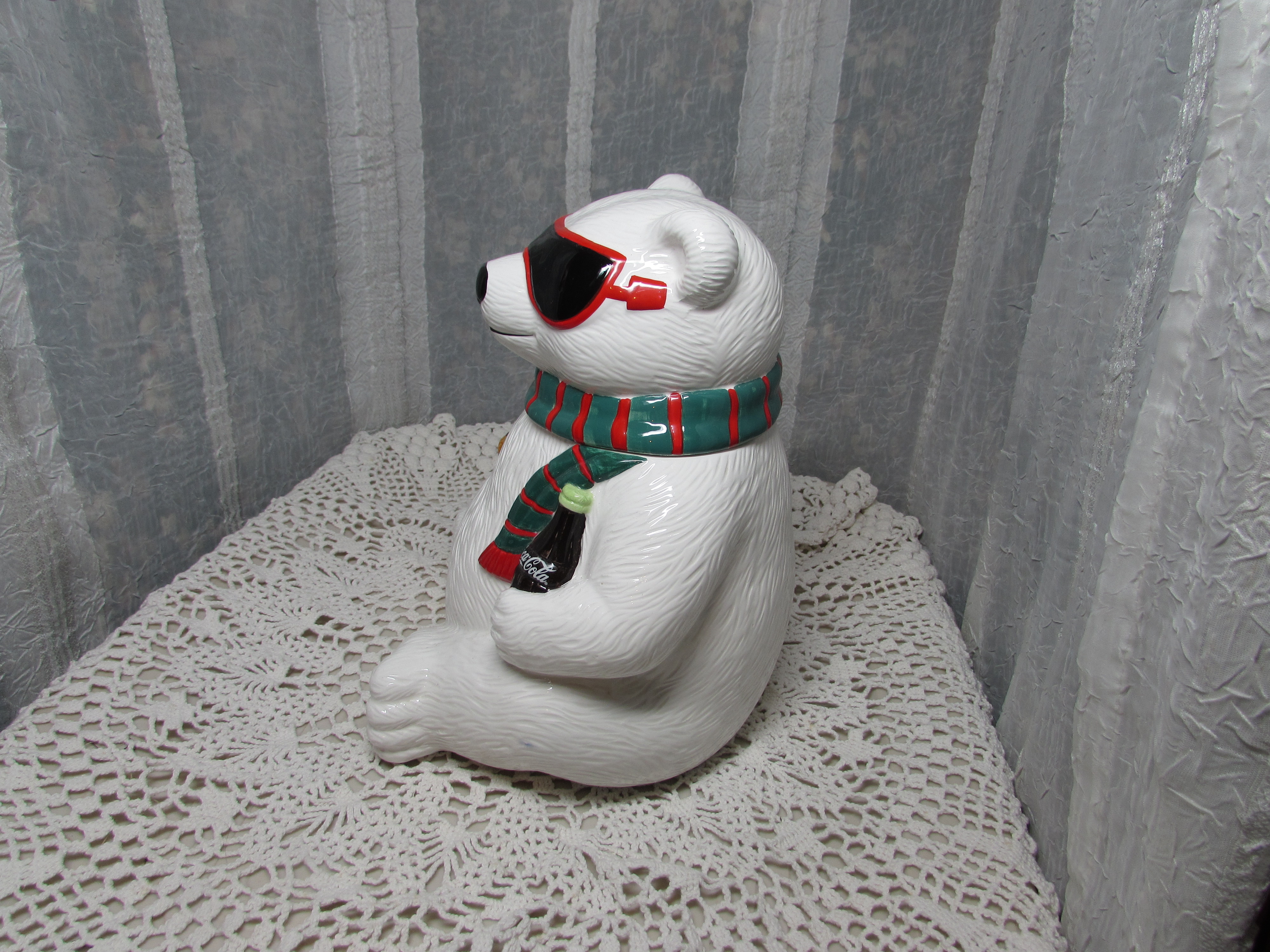 Coca Cola Hollywood Polar Bear Cookie jar