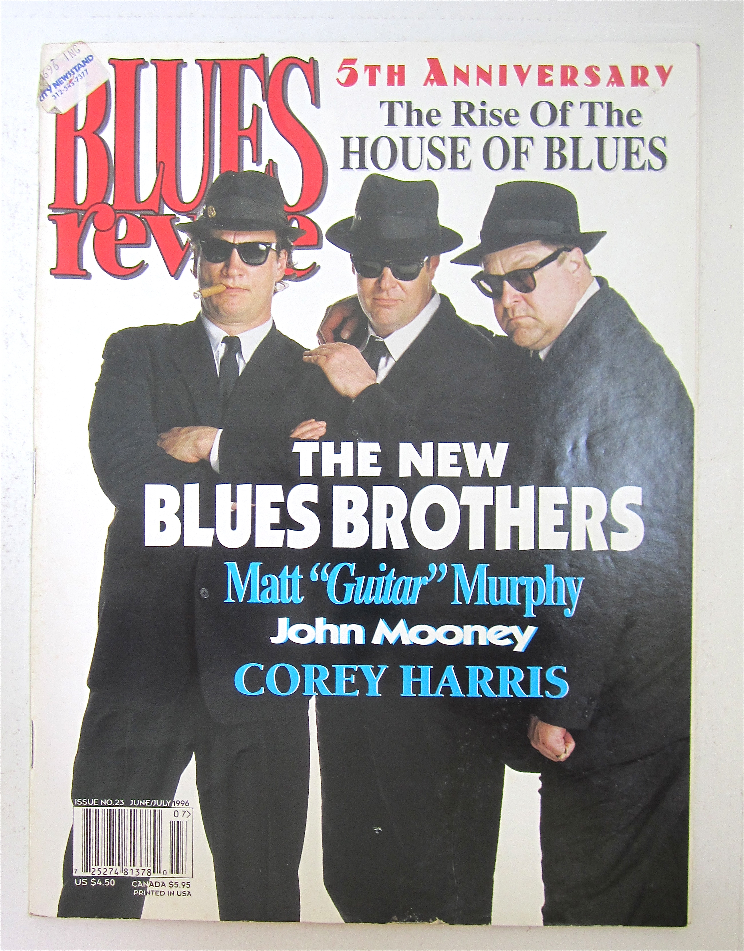 Blues Revue Magazine June/July 1996 New Blues Brothers