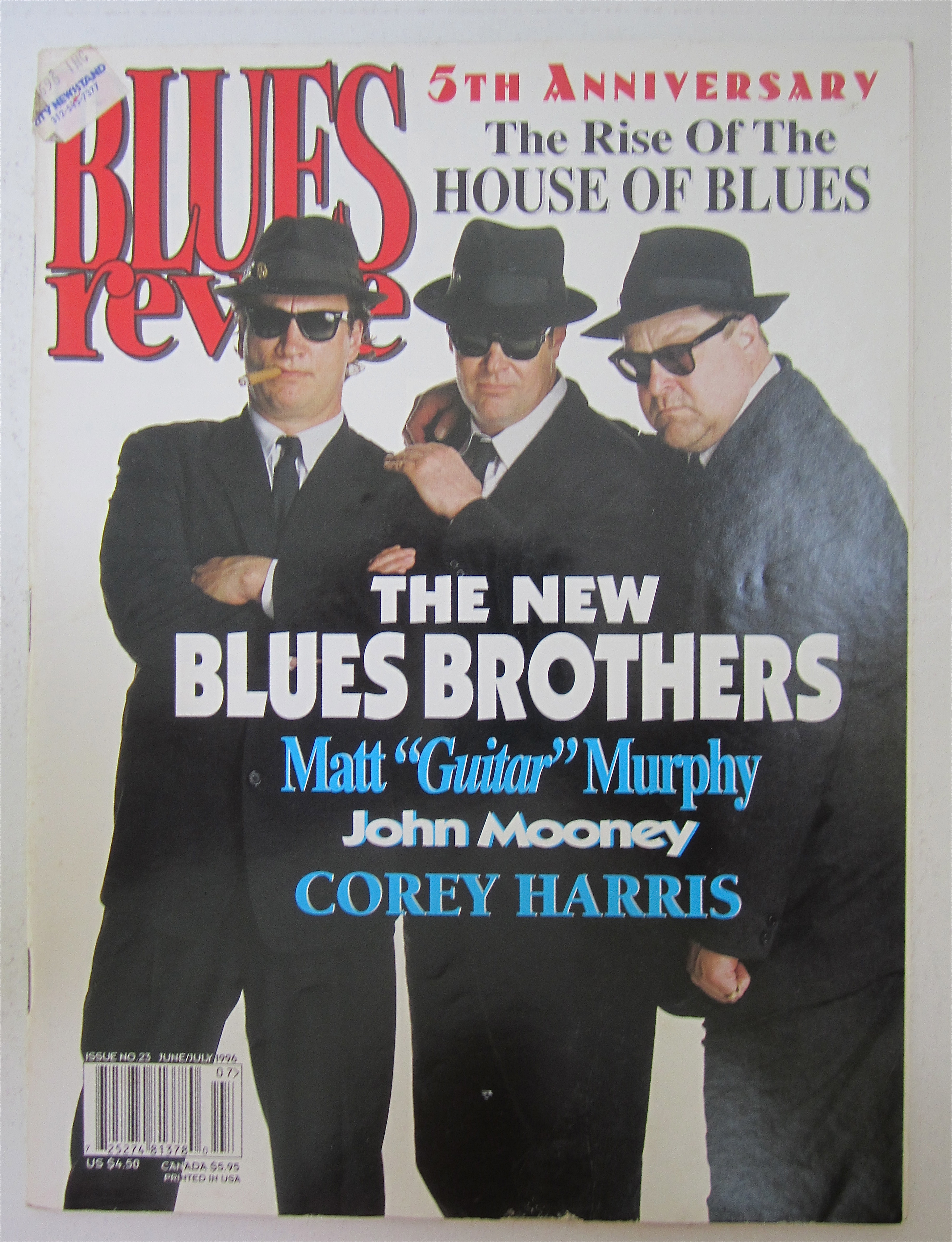 Blues Revue Magazine June/July 1996 New Blues Brothers
