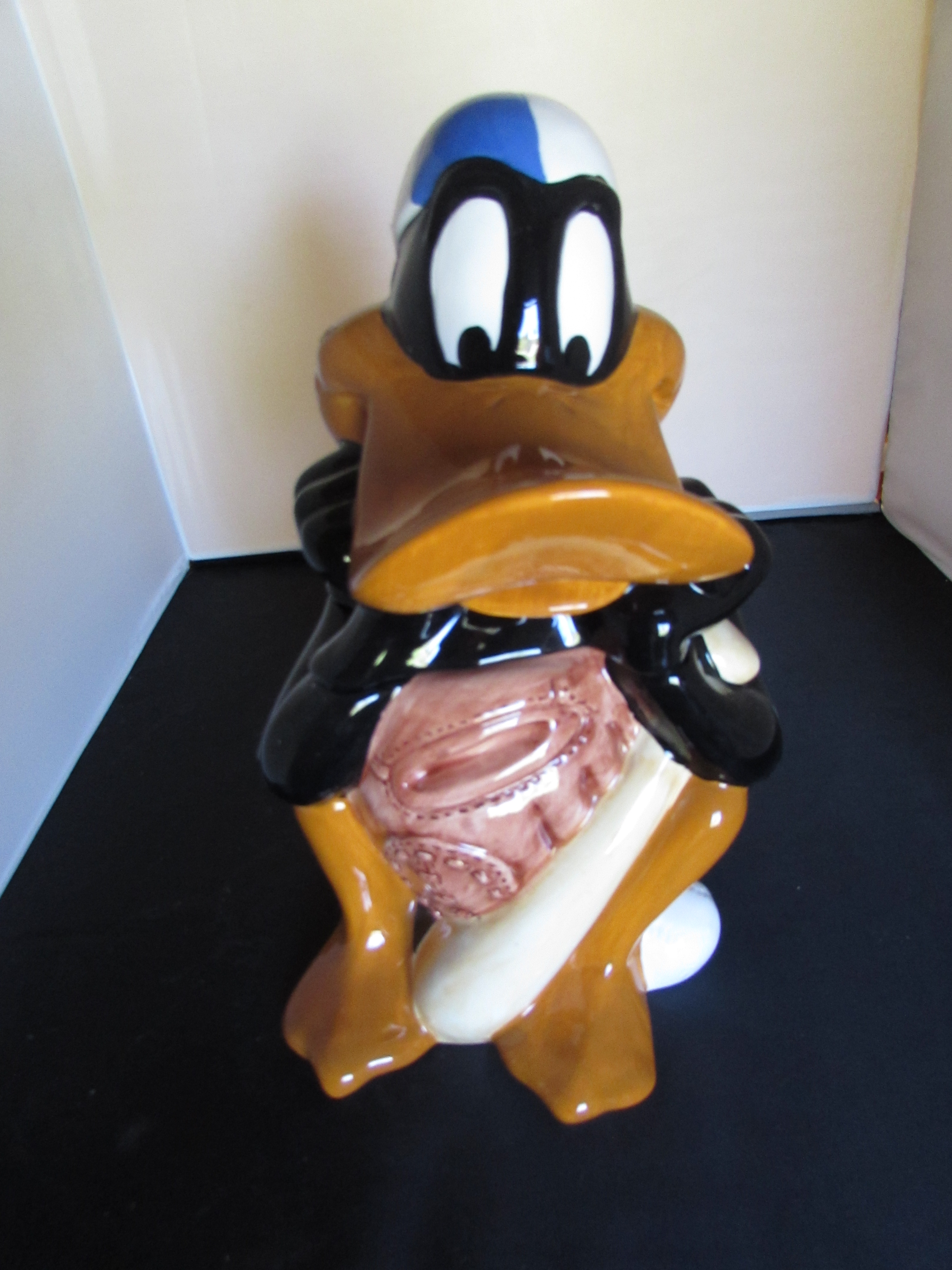 Daffy Duck in Baseball Cap Cookie Jar