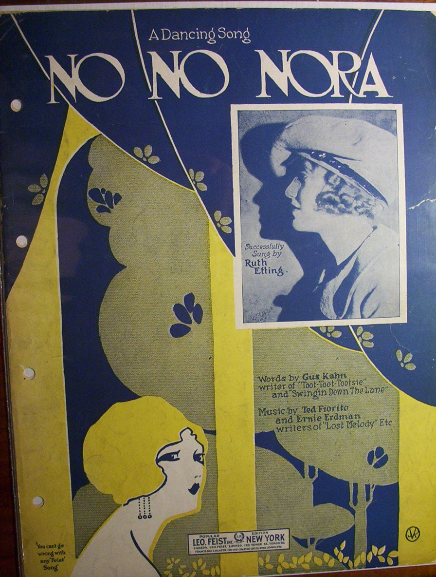 1923 No No Nora By Ted Fiorito & Ernie Erdman