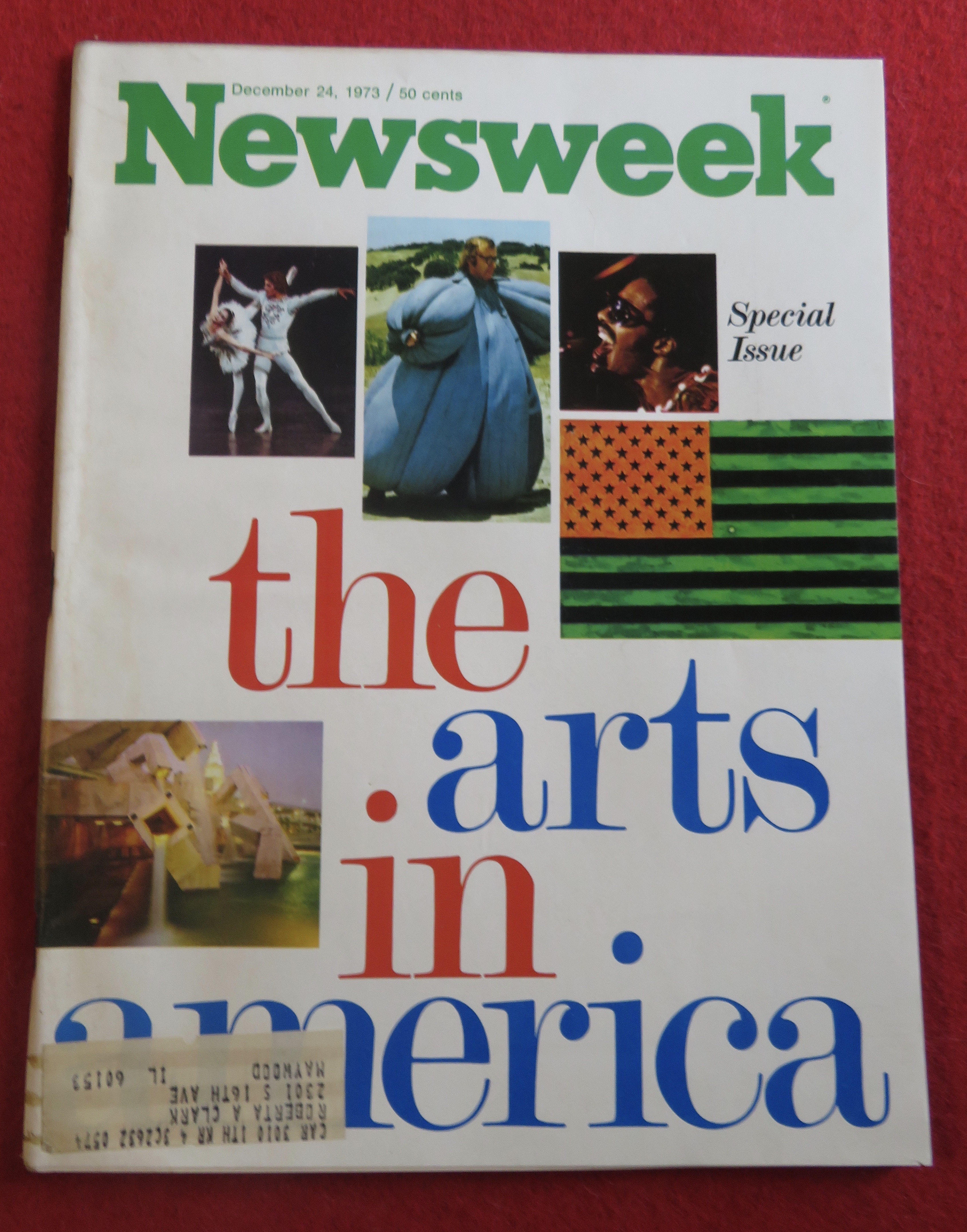 Newsweek Magazine December 24, 1973 The Arts In America