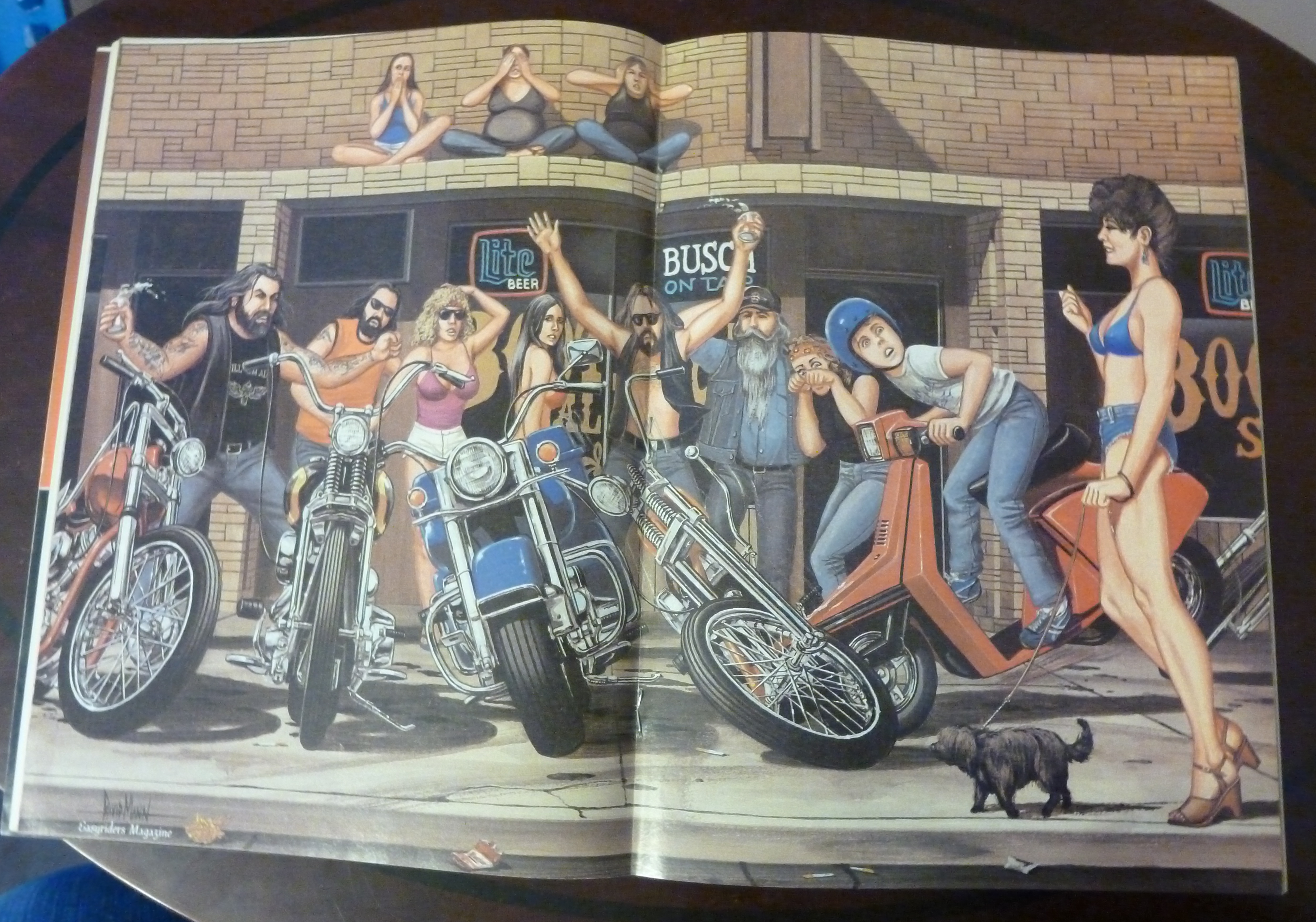 Easyriders April 1986 Scarfin' Bugs