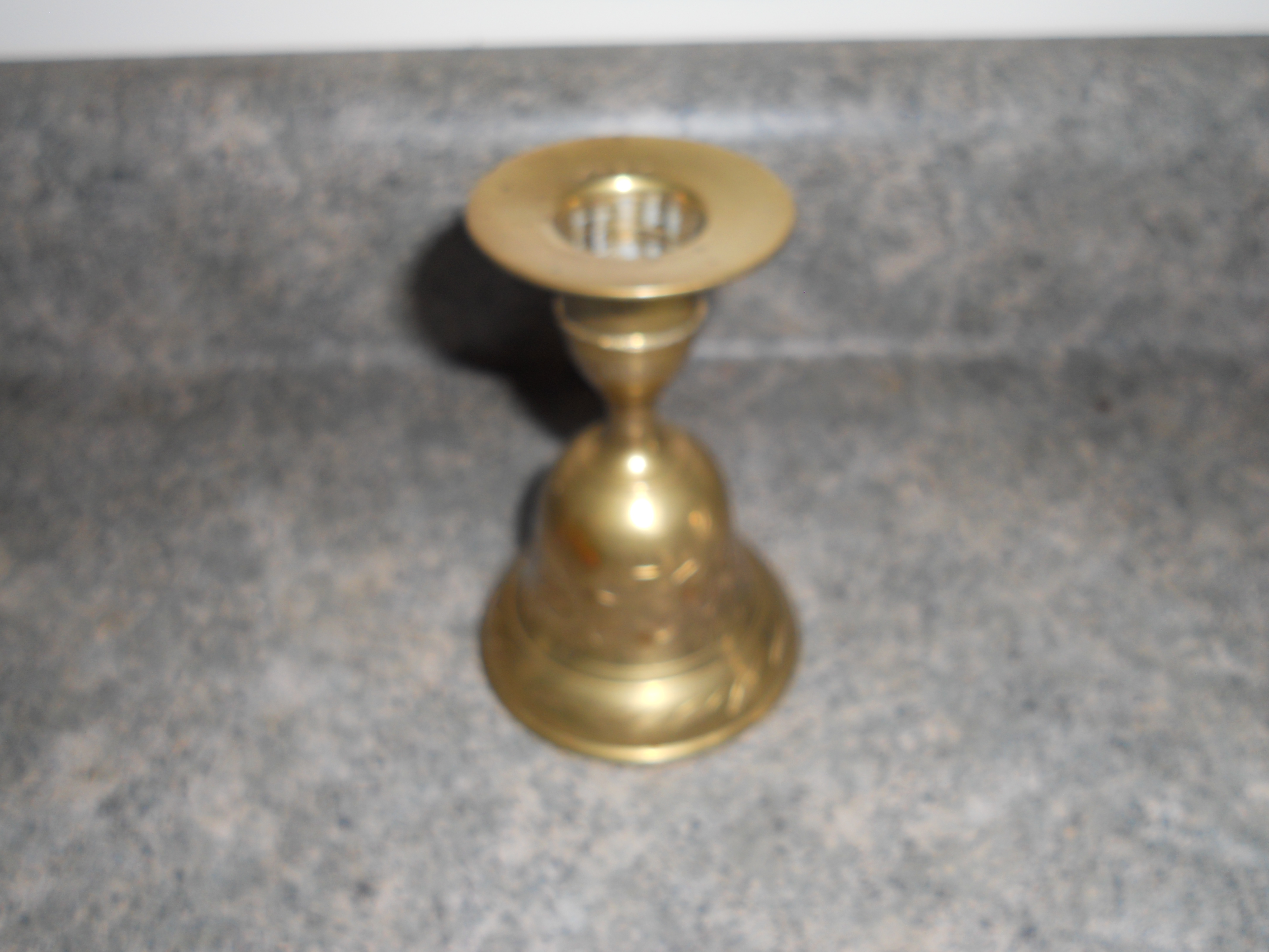 Brass Bell Candlestick