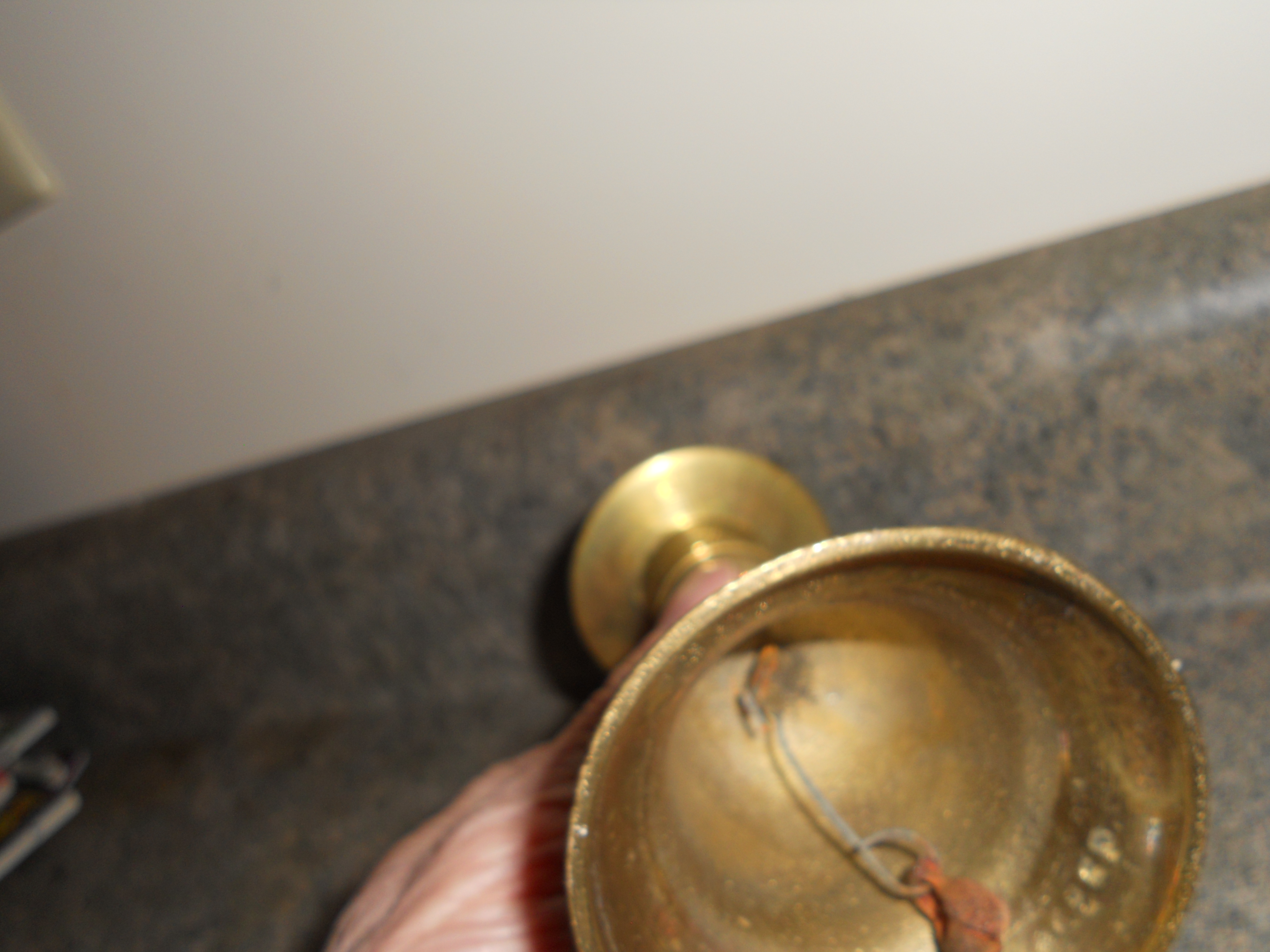 Brass Bell Candlestick