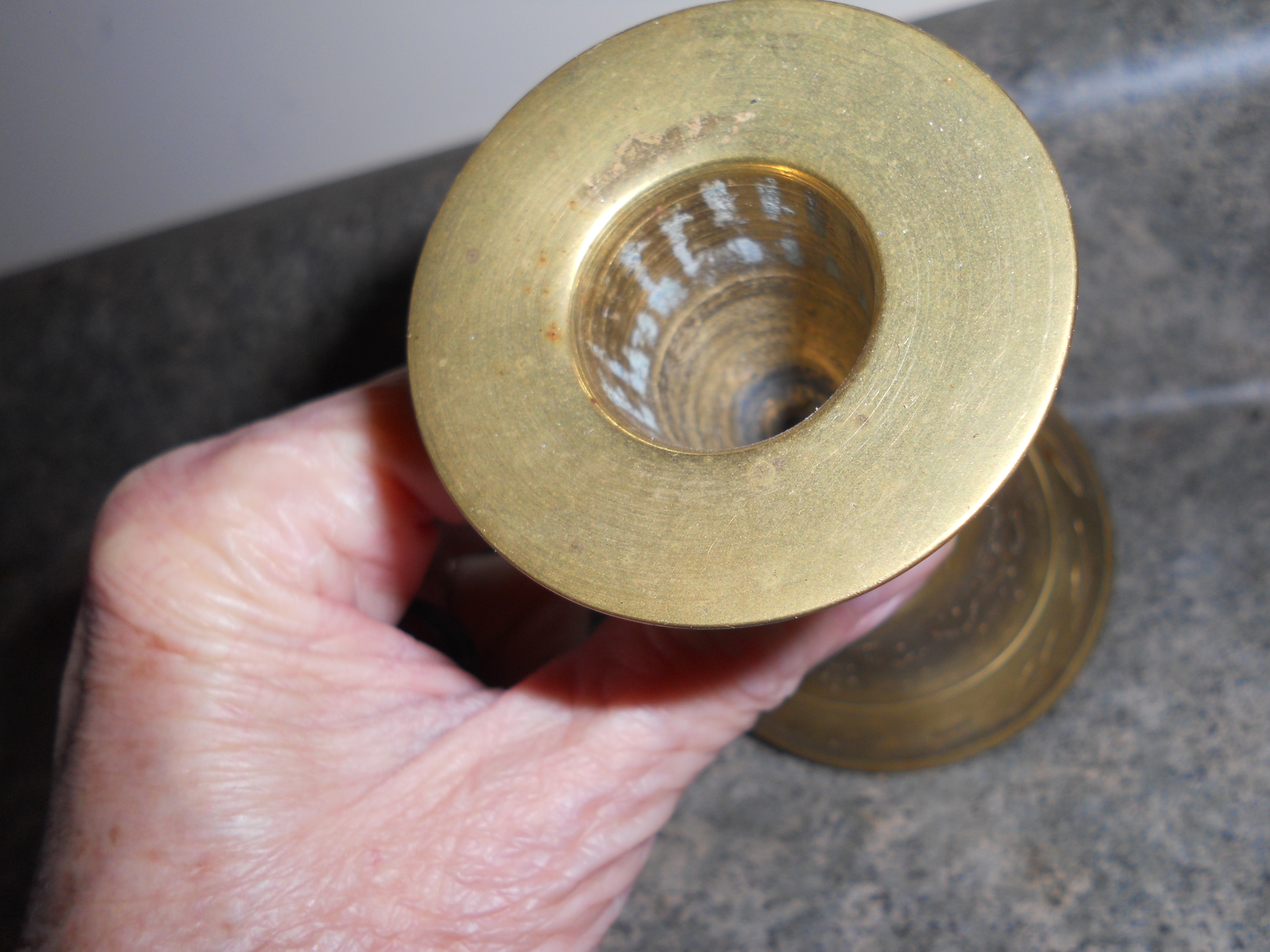 Brass Bell Candlestick