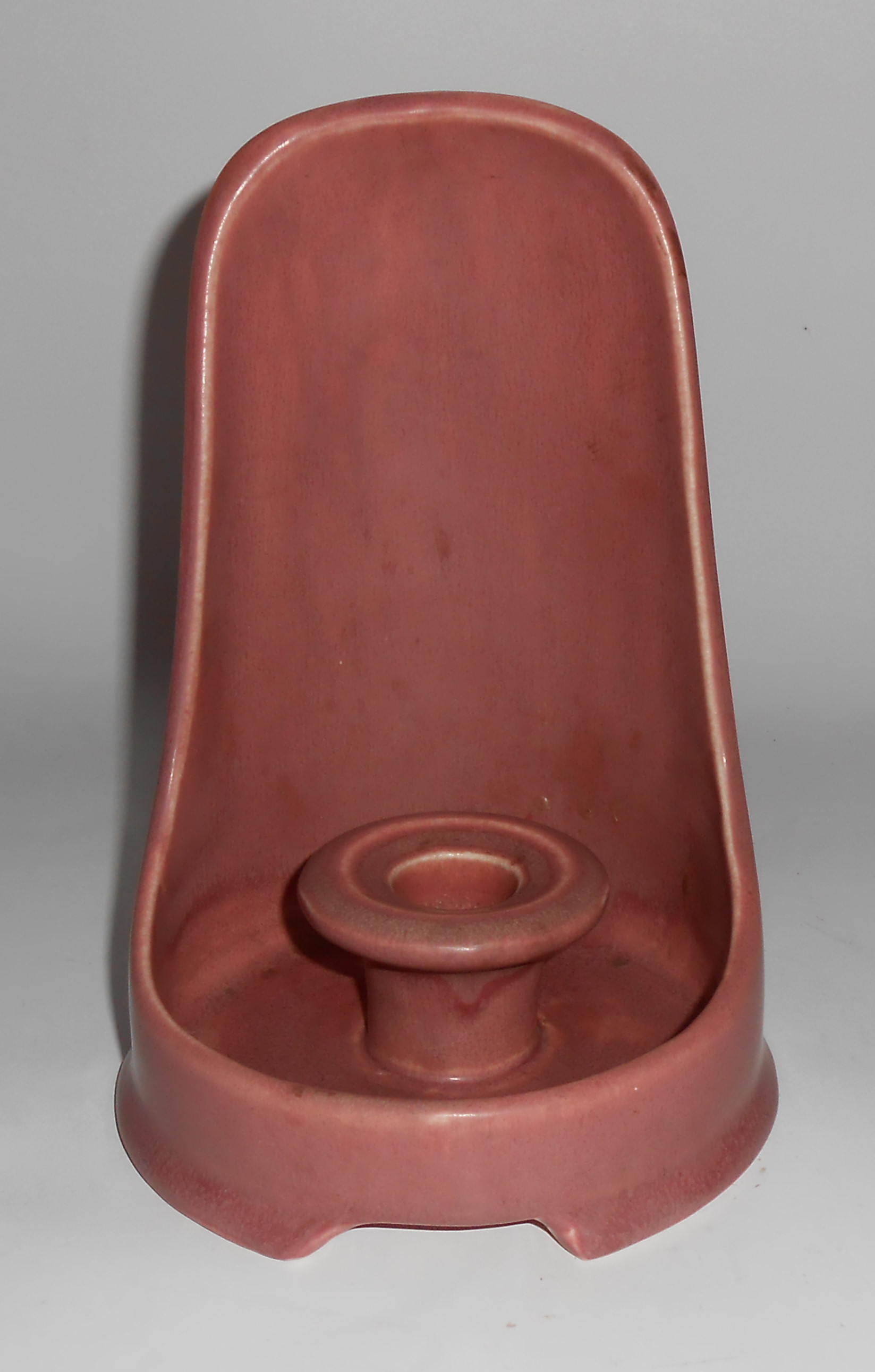 Rookwood Pottery Mauve 1922 Large Chamberstick Mint