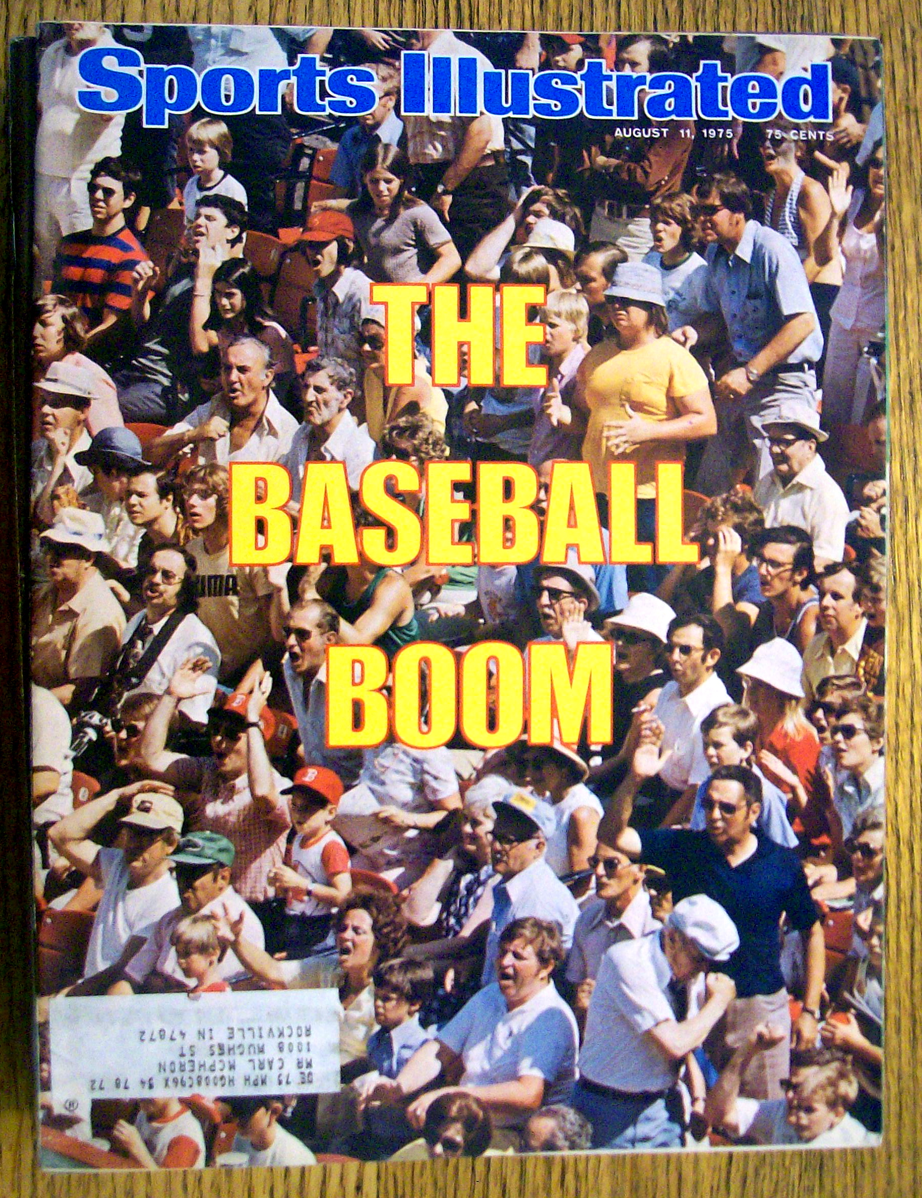 Sports Illustrated Magazine-August 11, 1975-Baseball