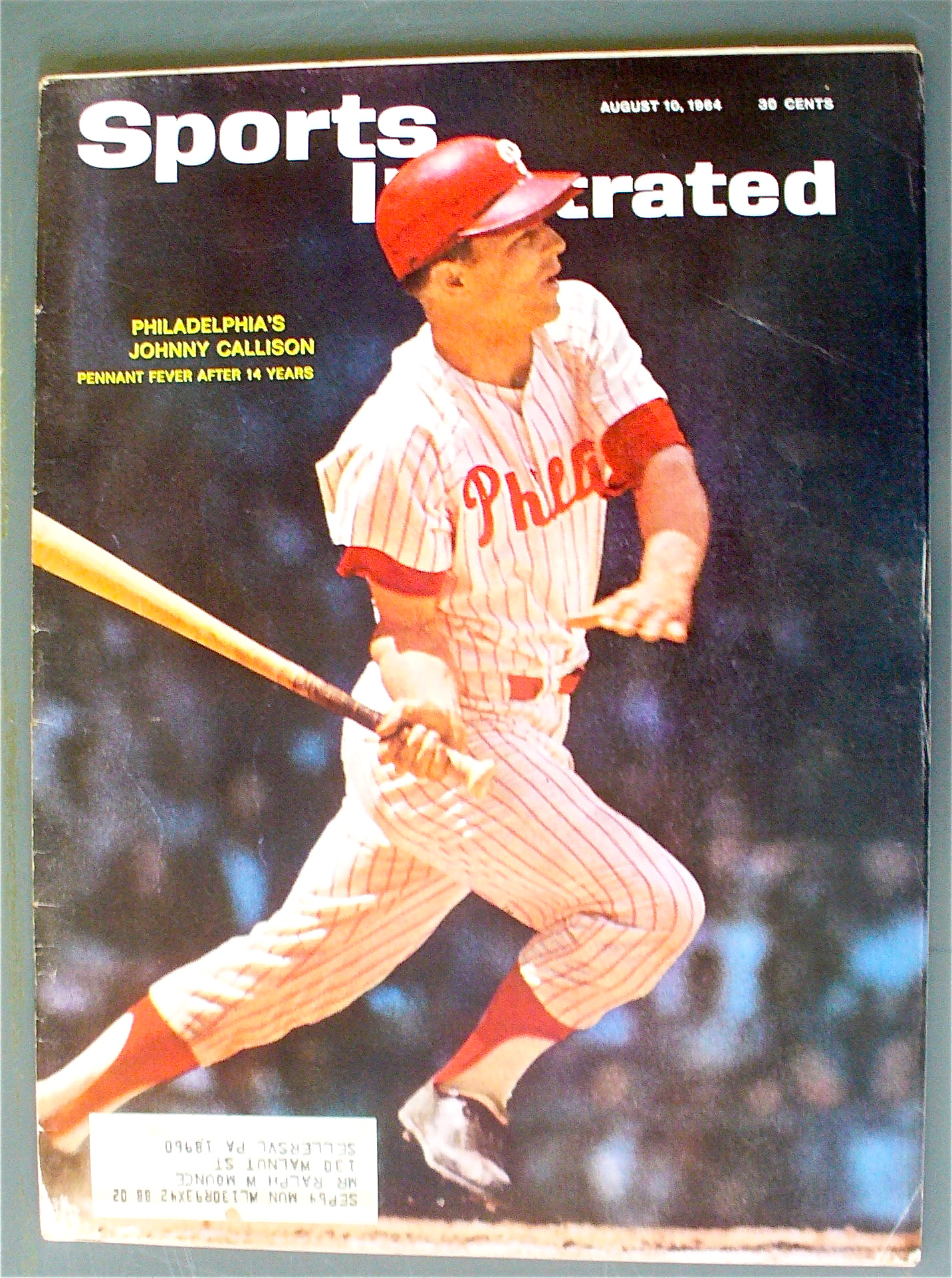 Sports Illustrated August 10, 1964 John Callison