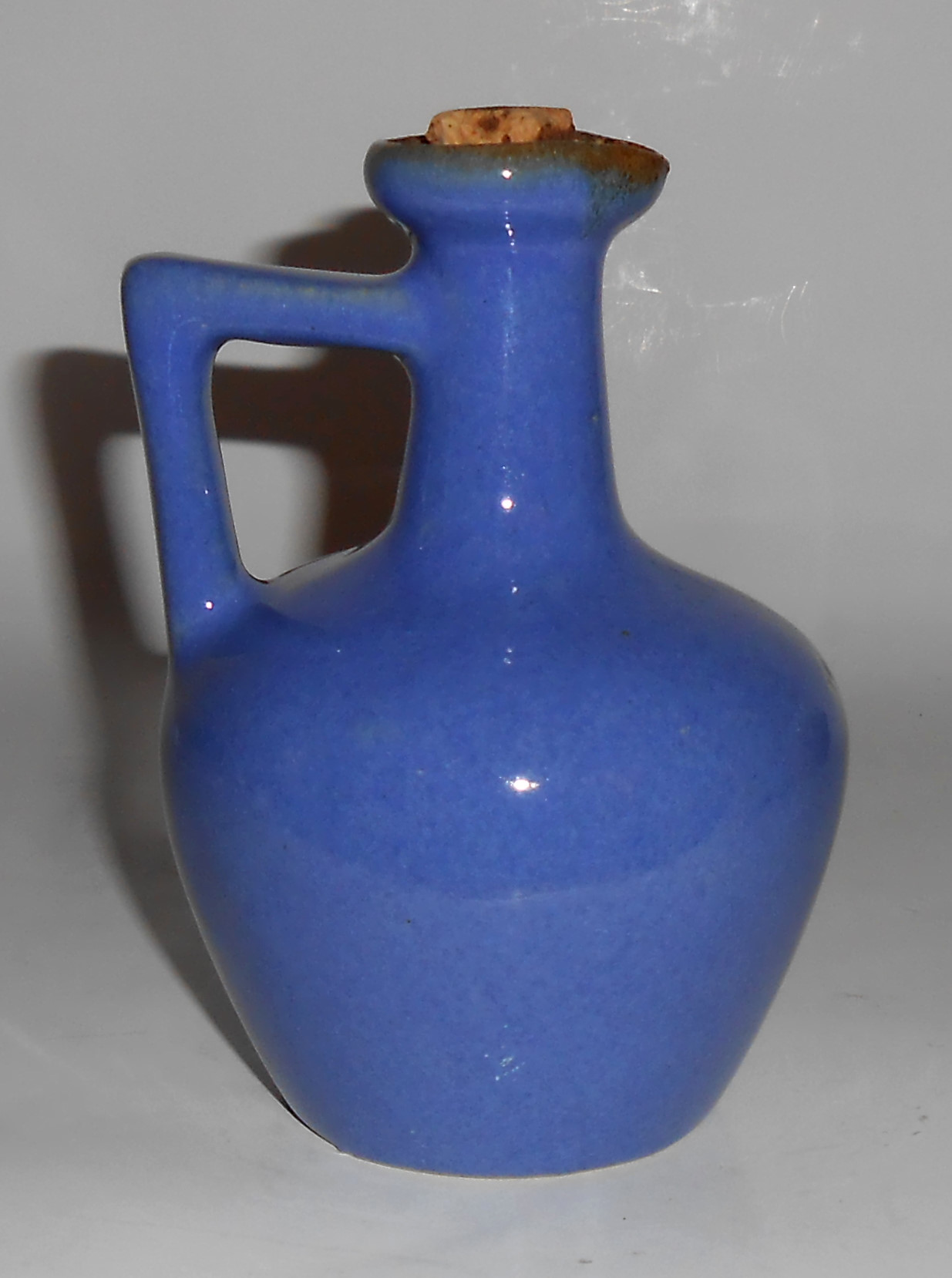 Zanesville Stoneware Pottery Company Small Blue LN Jug