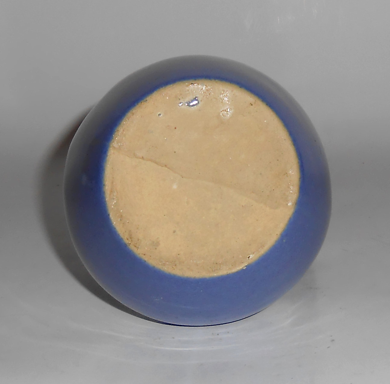 Zanesville Stoneware Pottery Company Small Blue LN Jug