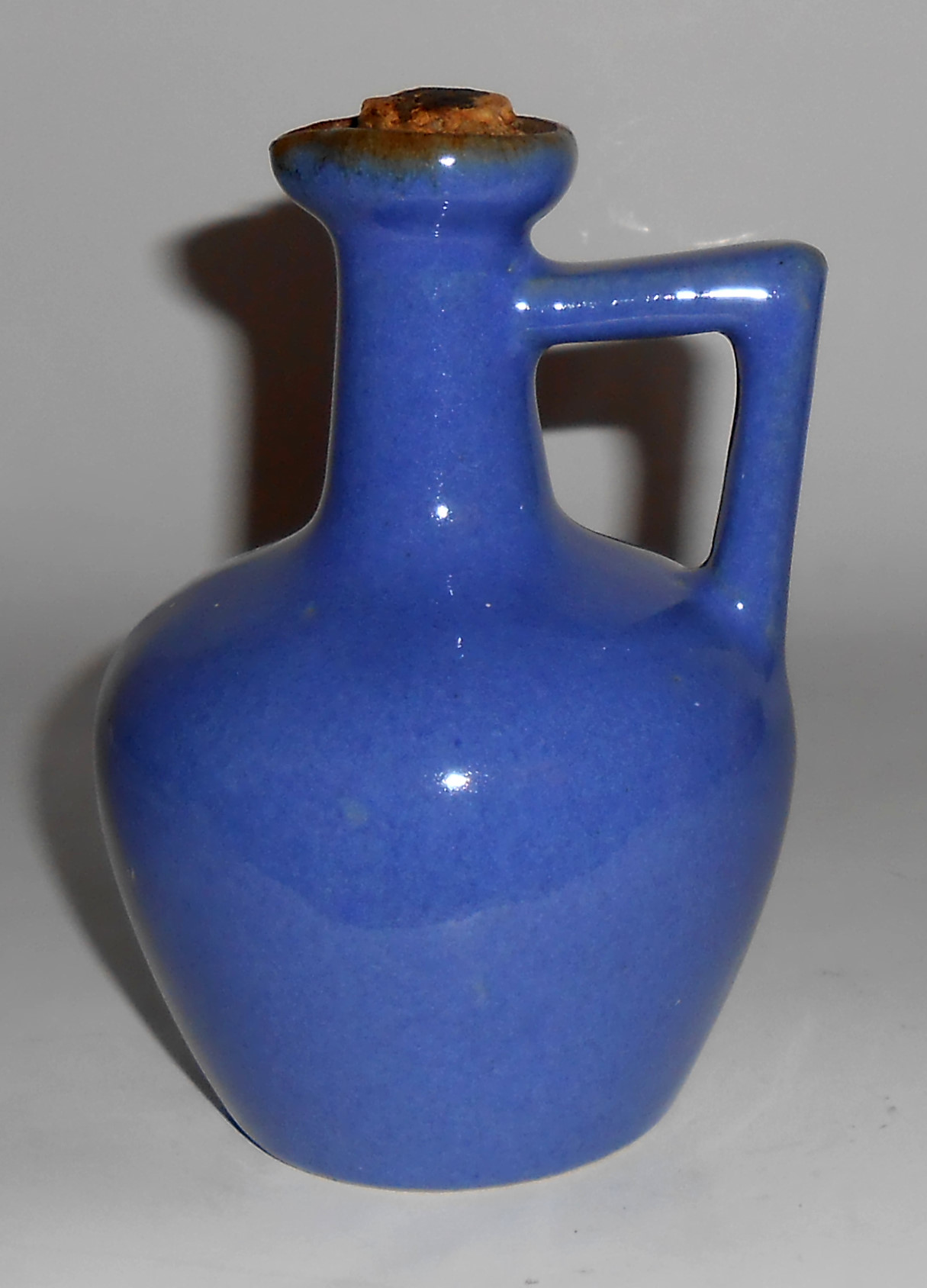 Zanesville Stoneware Pottery Company Small Blue LN Jug