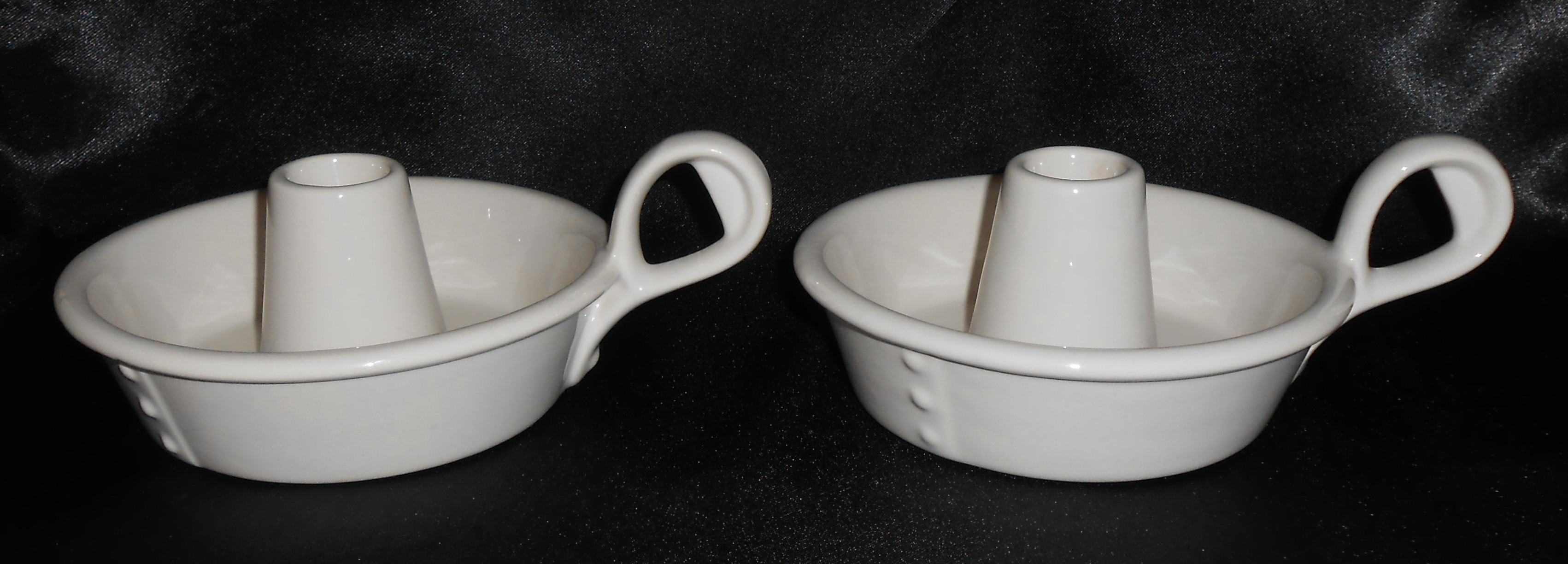 Metlox Pottery Poppy Trail Pair Jamestown Candlesticks!