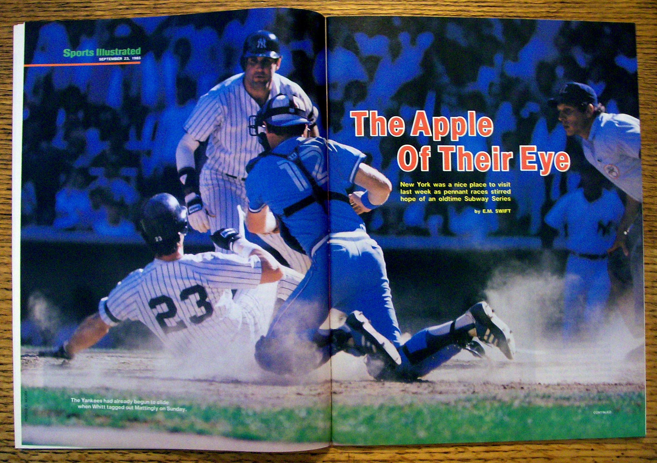 Sports Illustrated Magazine-September 23, 1985-O. Smith