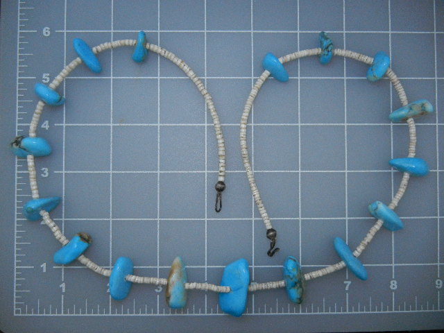 Native American Sleeping Beauty Turquoise Heishi Beads