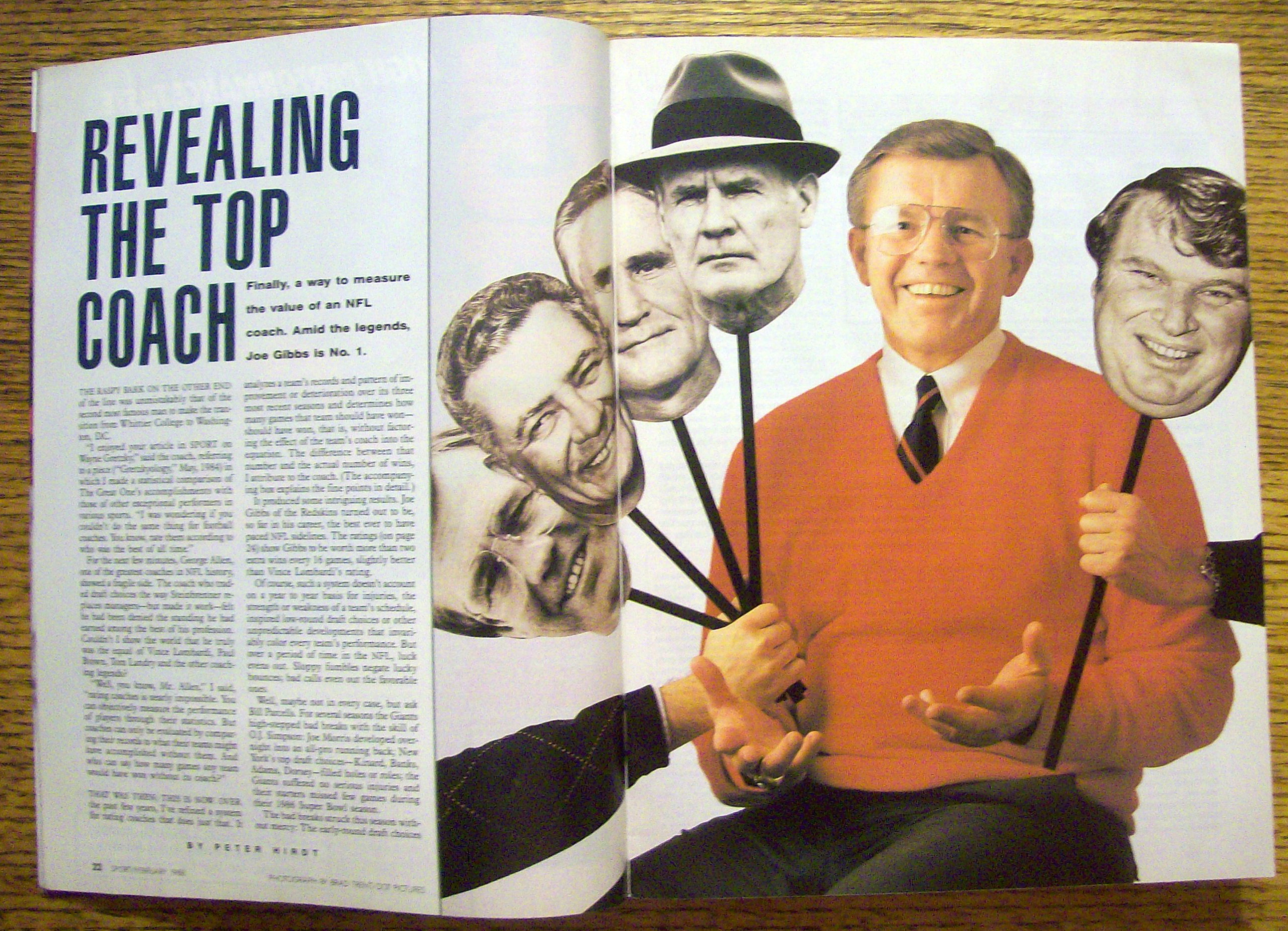 Sport Magazine-Feb 1988-Best NFL Coach Ever