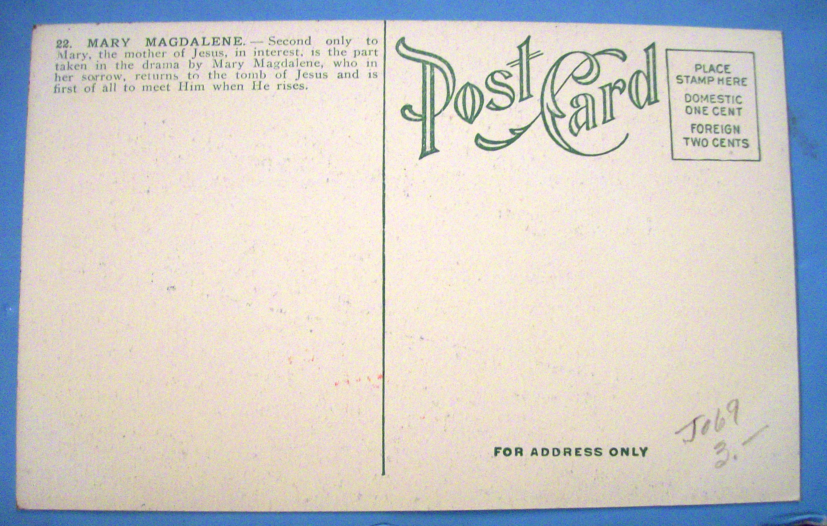 Mary Magdalene Postcard