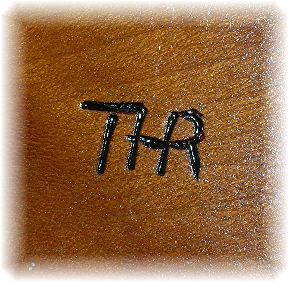 Nantucket Basket Signed 'Thr' Oval