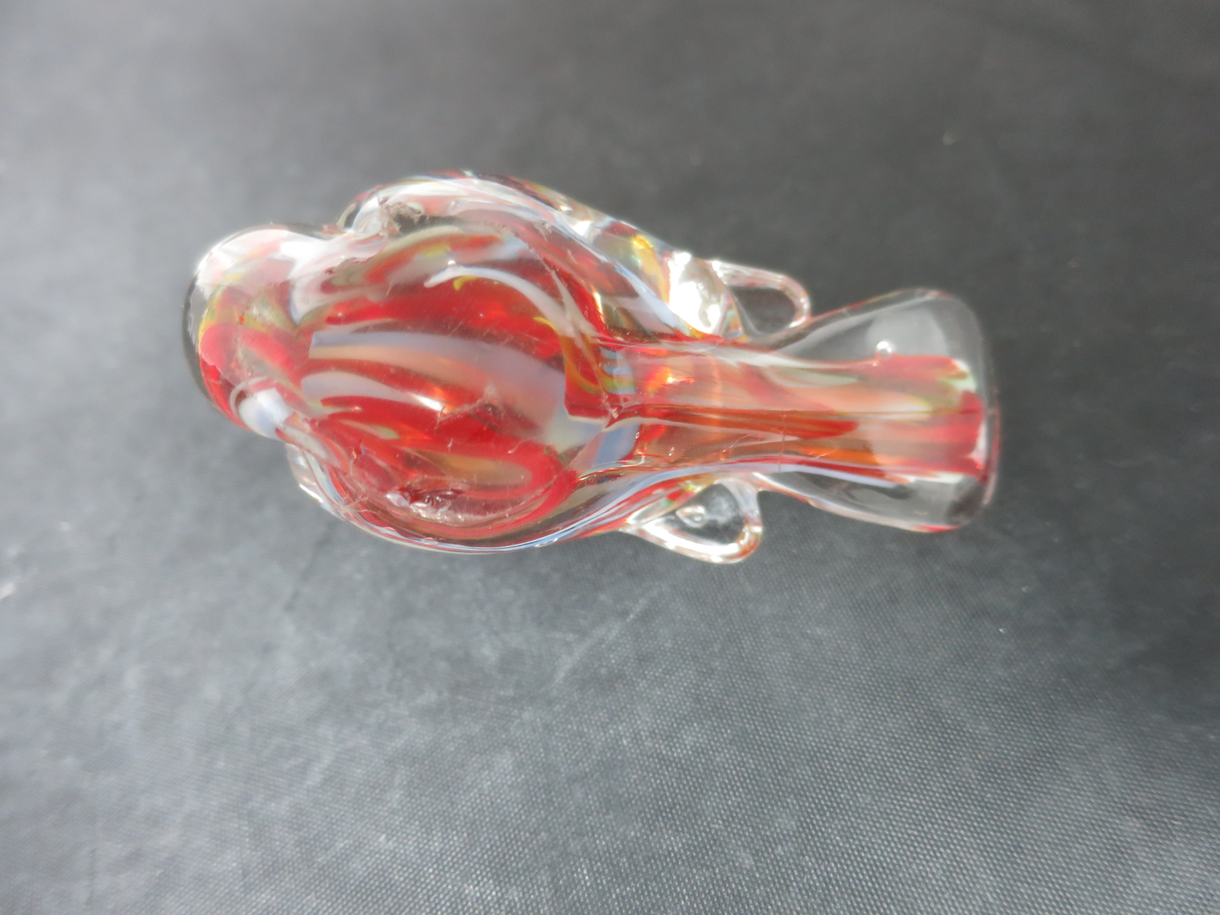 Bird Cased Art Glass Paperweight