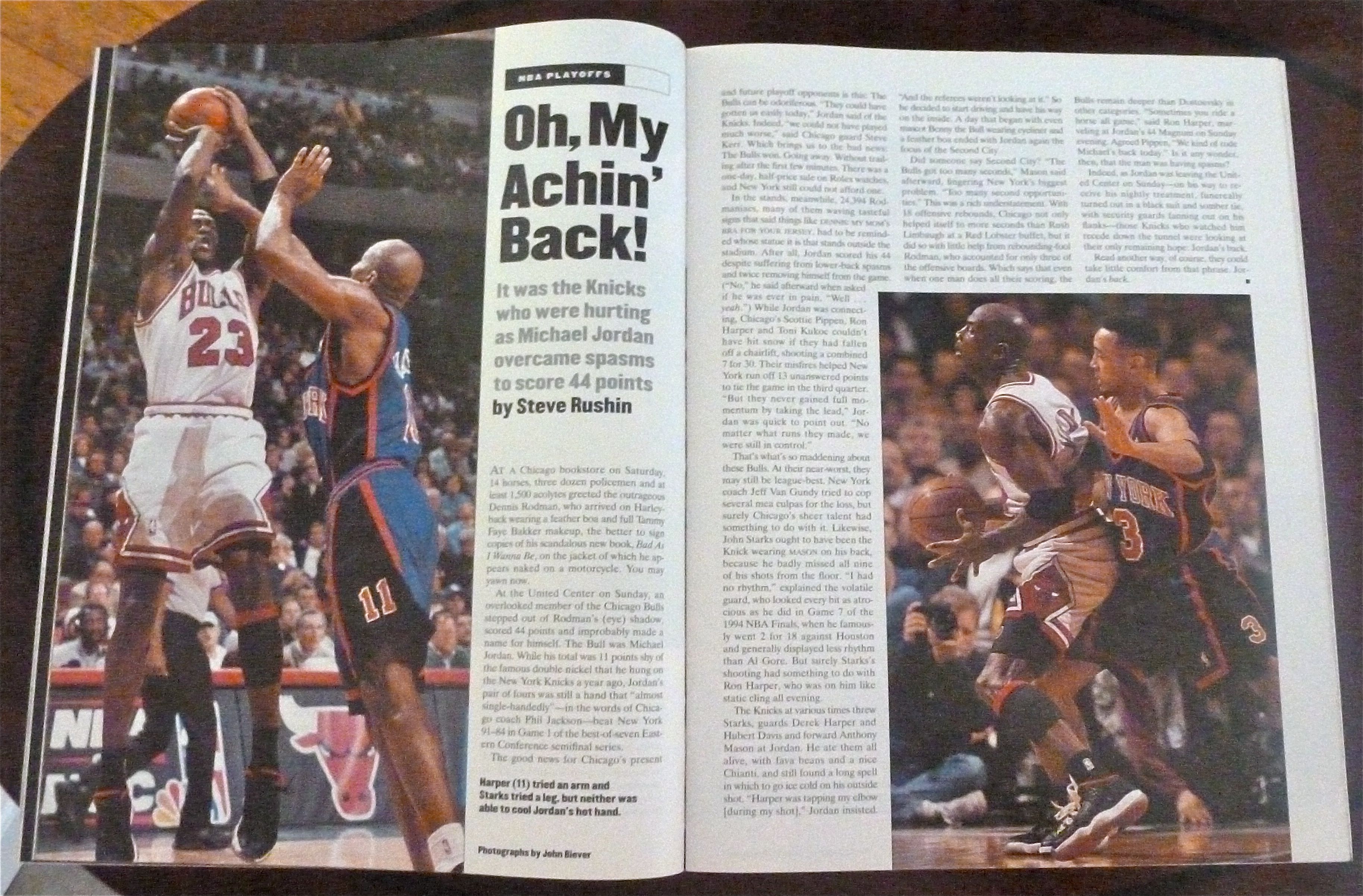 Sports Illustrated Magazine-May 13, 1996-Marino/Johnson