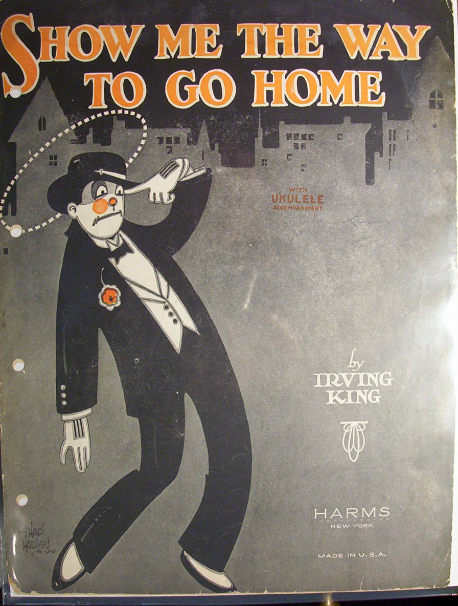 Sheet Music For 1925 Show Me The Way To Go Home