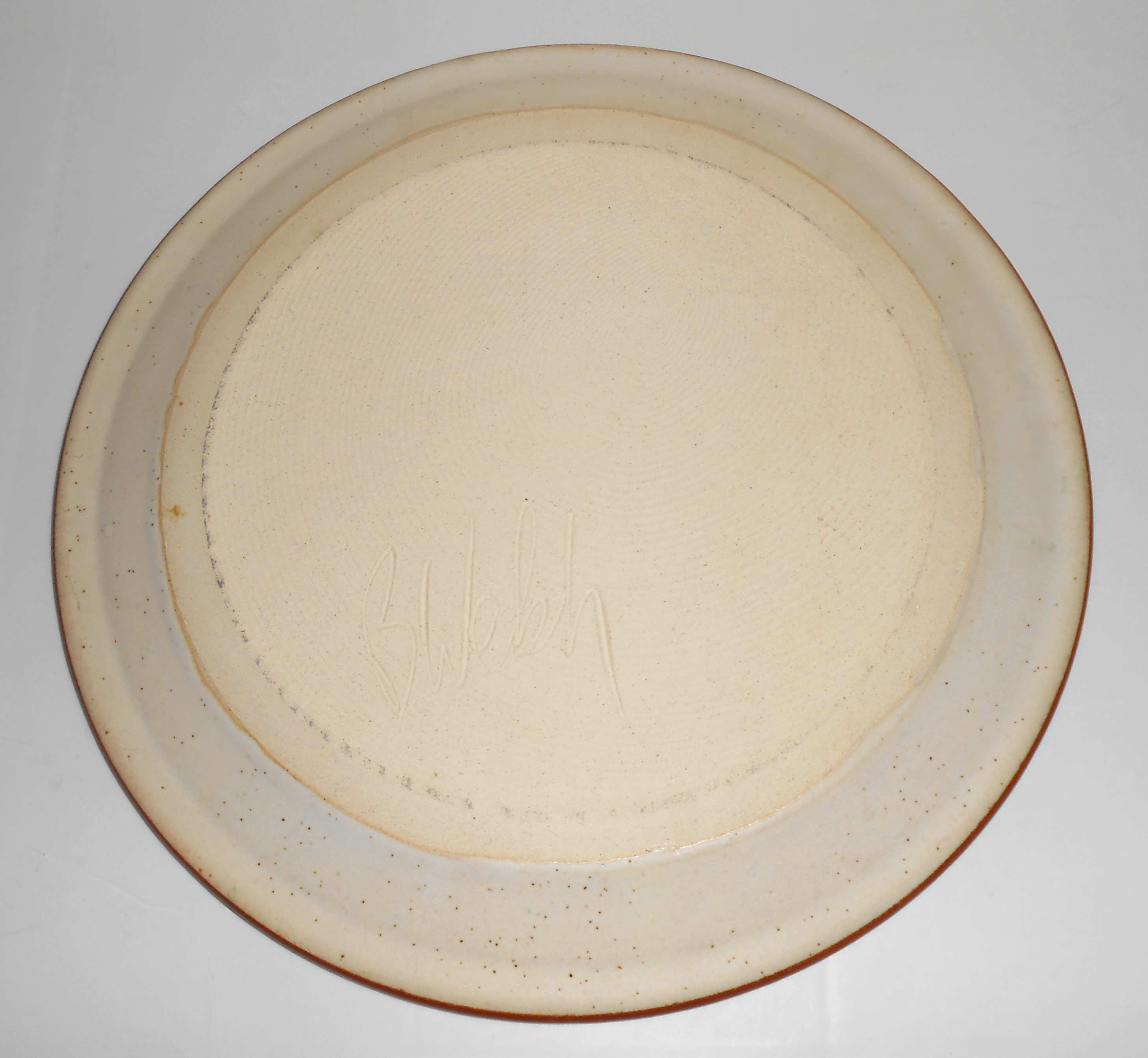 Bennett Welsh Studio Pottery Handmade Dinner Plate