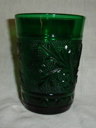 Anchor Hocking Green Sandwich Glass