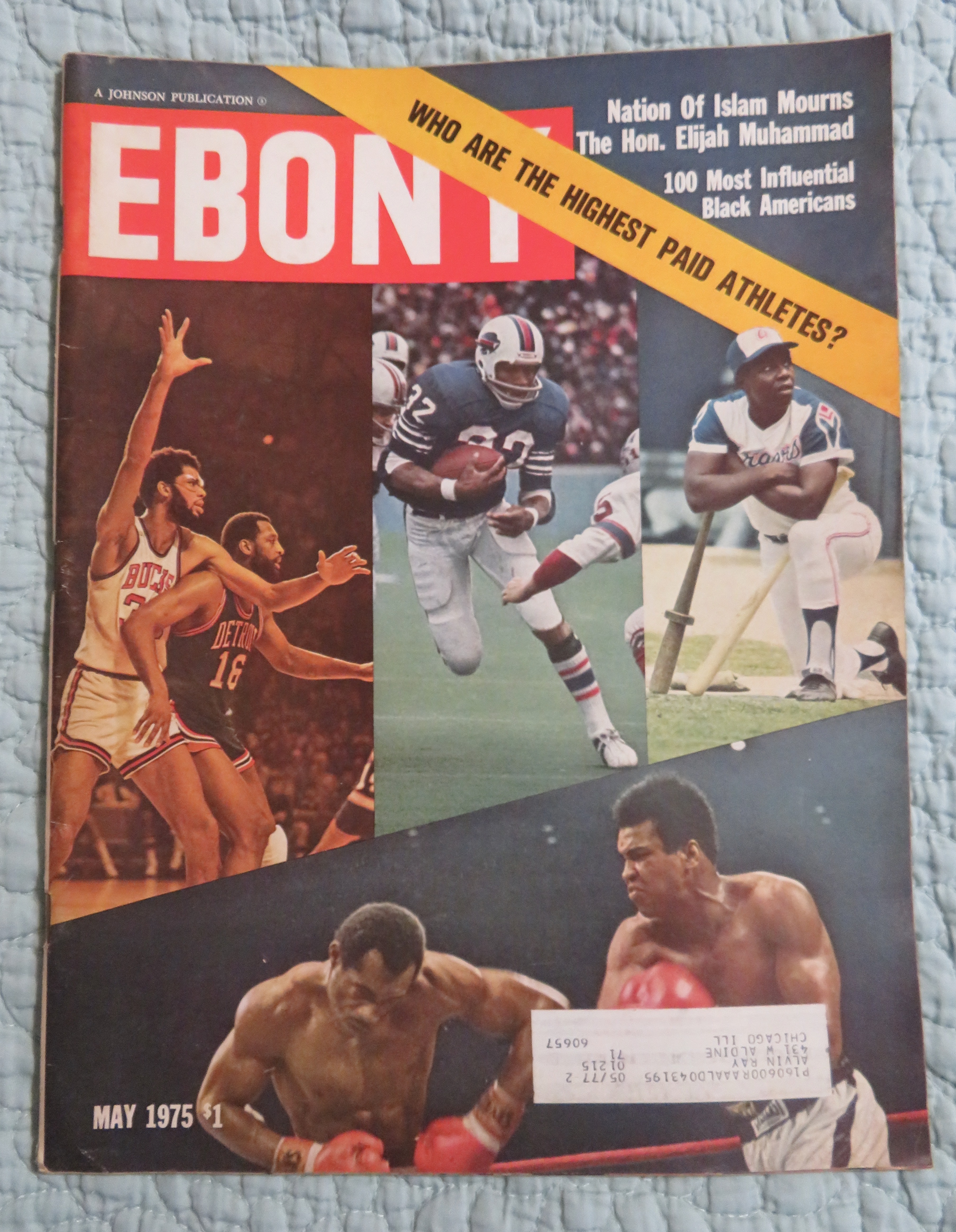 Ebony Magazine-May 1975-Highest Paid Athletes