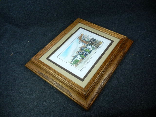 framed matted the George Hotel Pangbourne England