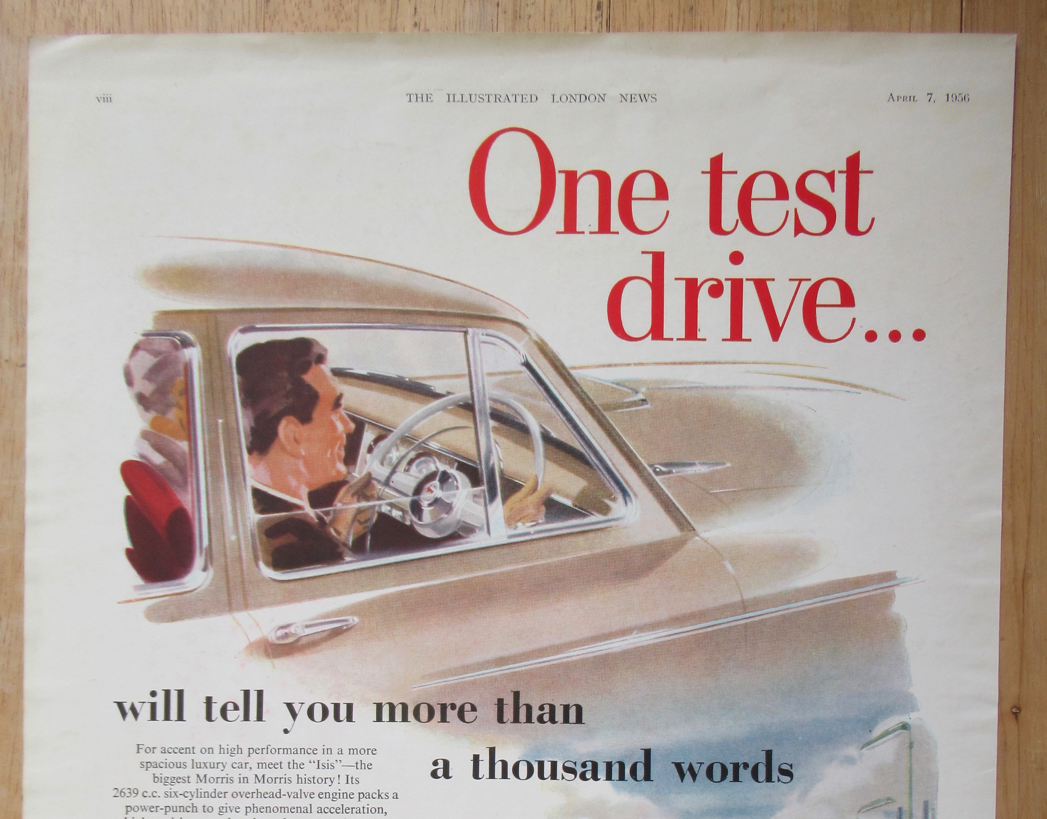 1956 Morris Automobiles with One Test Drive