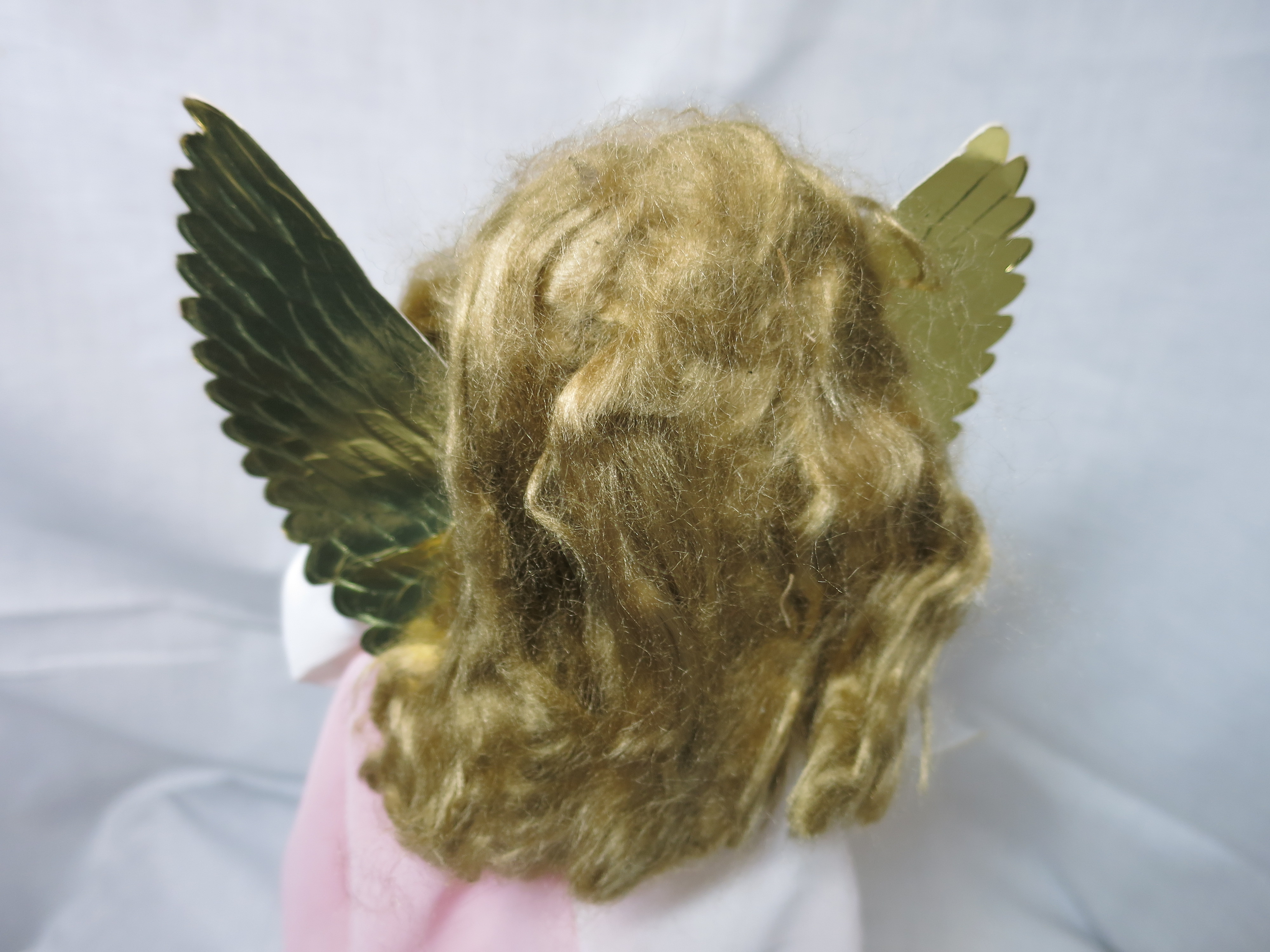 Buyers Choice Tree Topper Caroler Angel Gold Wings