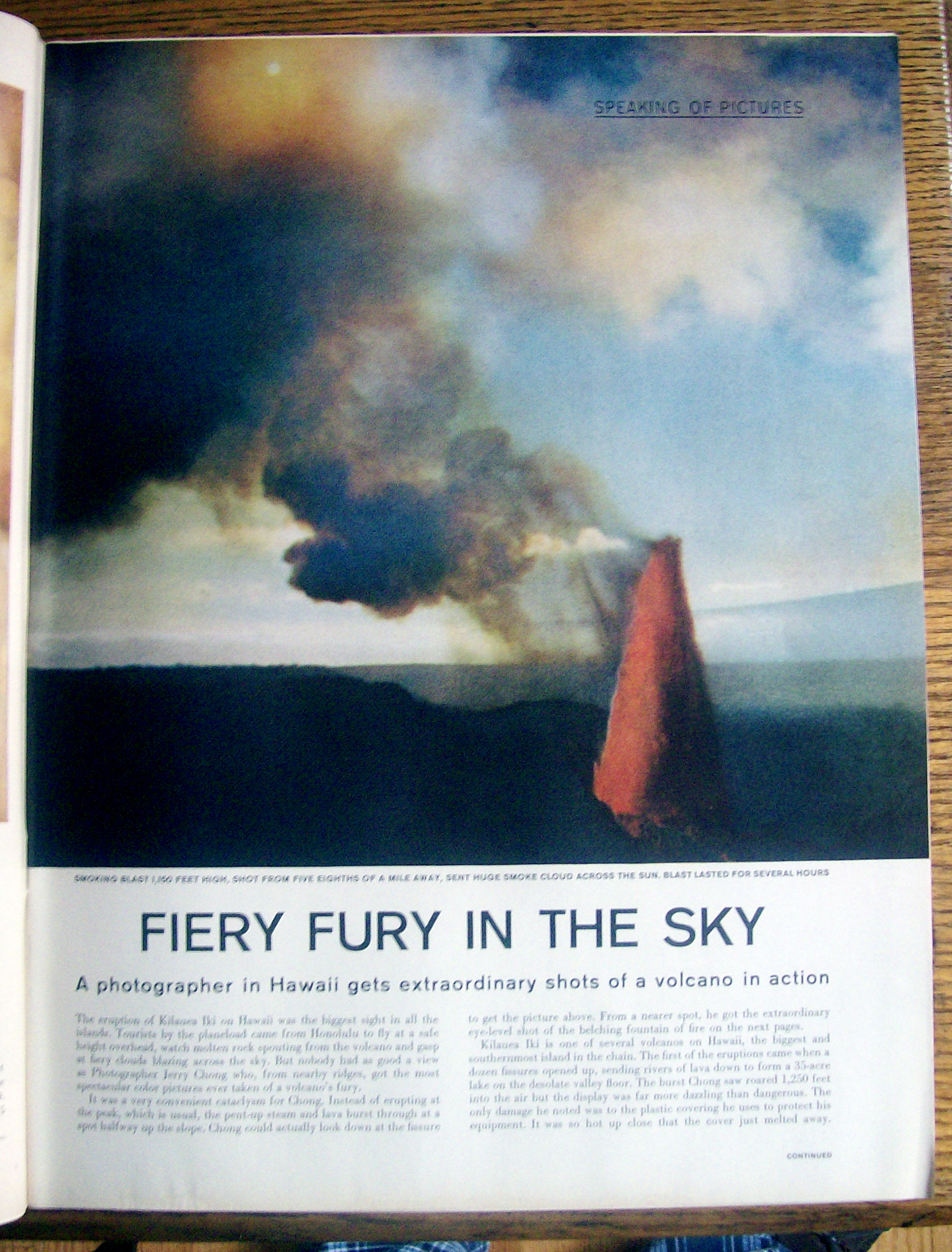 Life Magazine December 14, 1959 Volcano In Hawaii