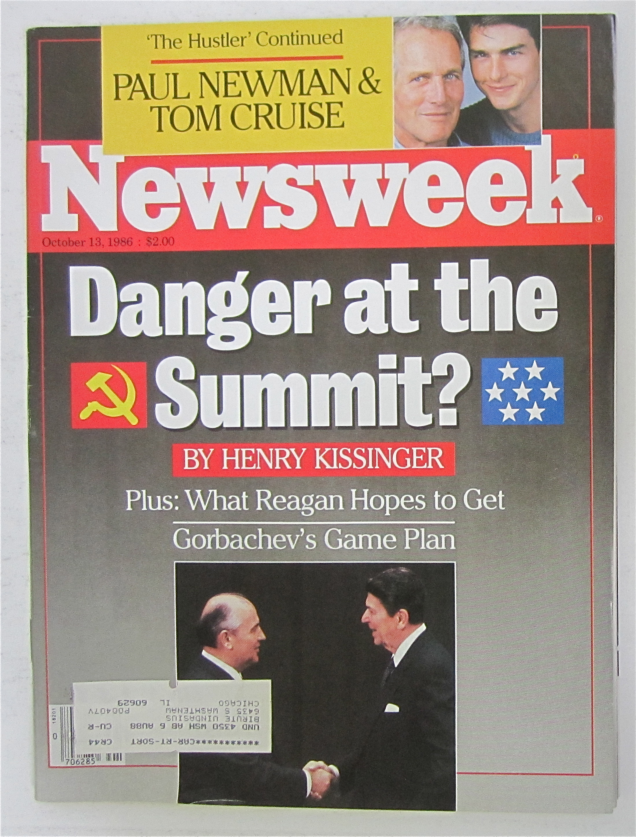 Newsweek Magazine October 13, 1986 Danger At Summit