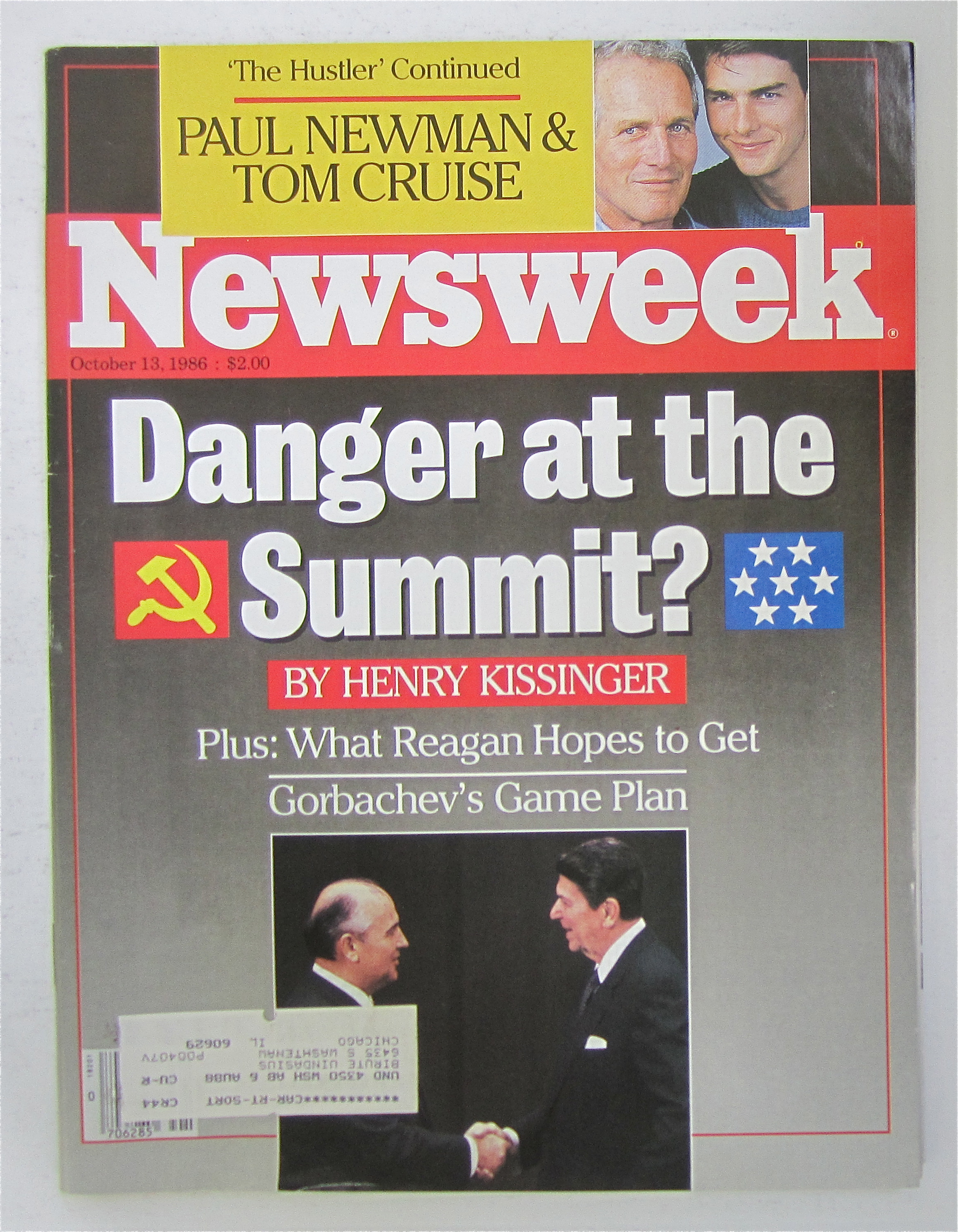 Newsweek Magazine October 13, 1986 Danger At Summit