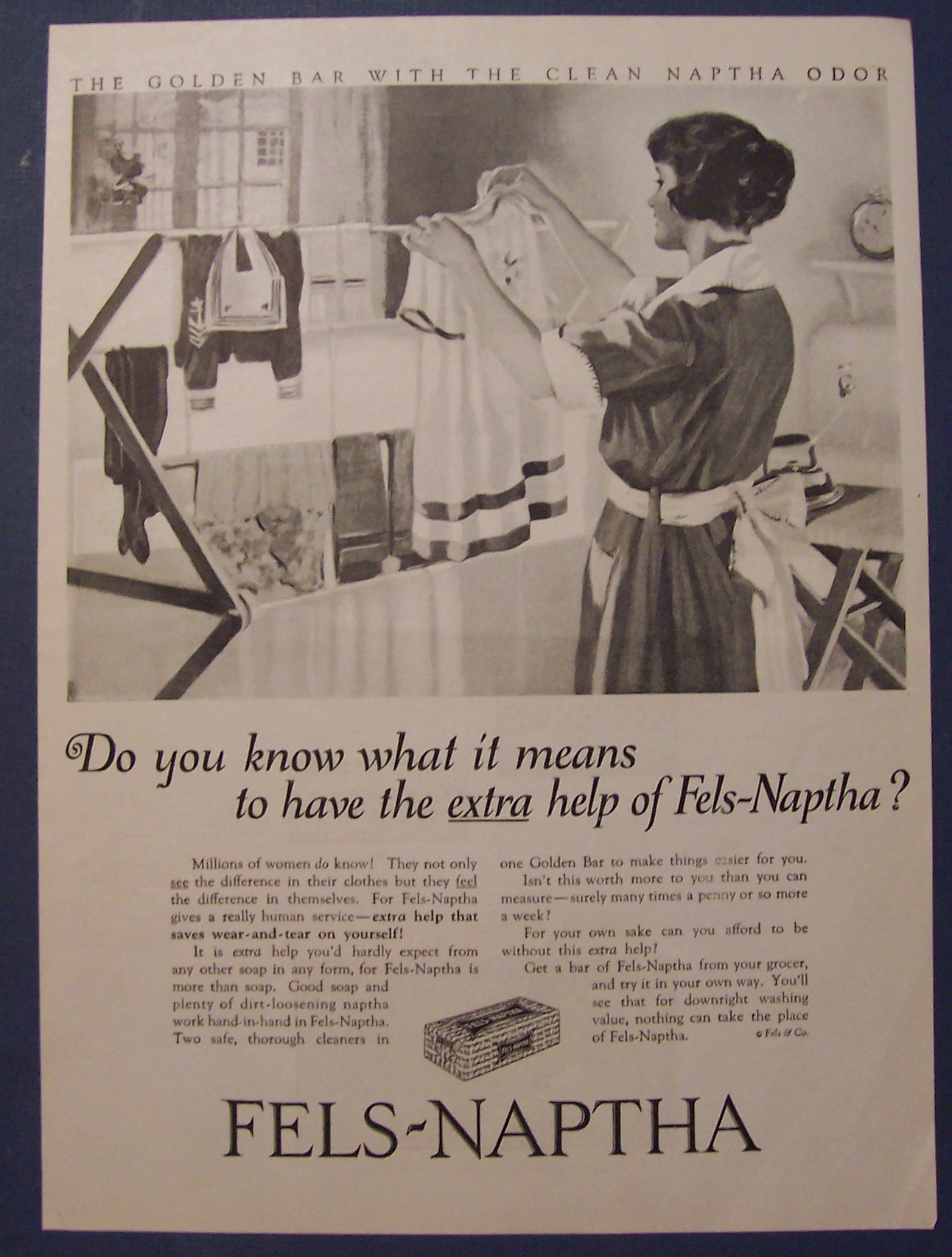 1927  Fels - Naptha  Soap