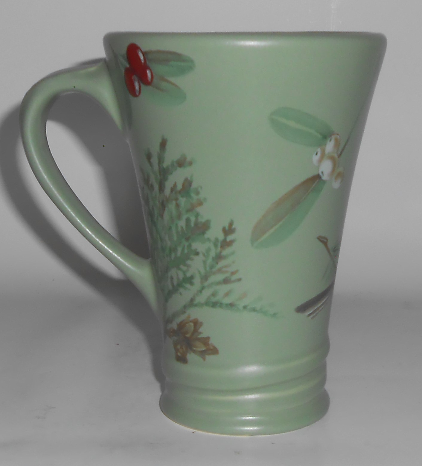 Pfaltzgraff Pottery Winterwood Green Tall Mug